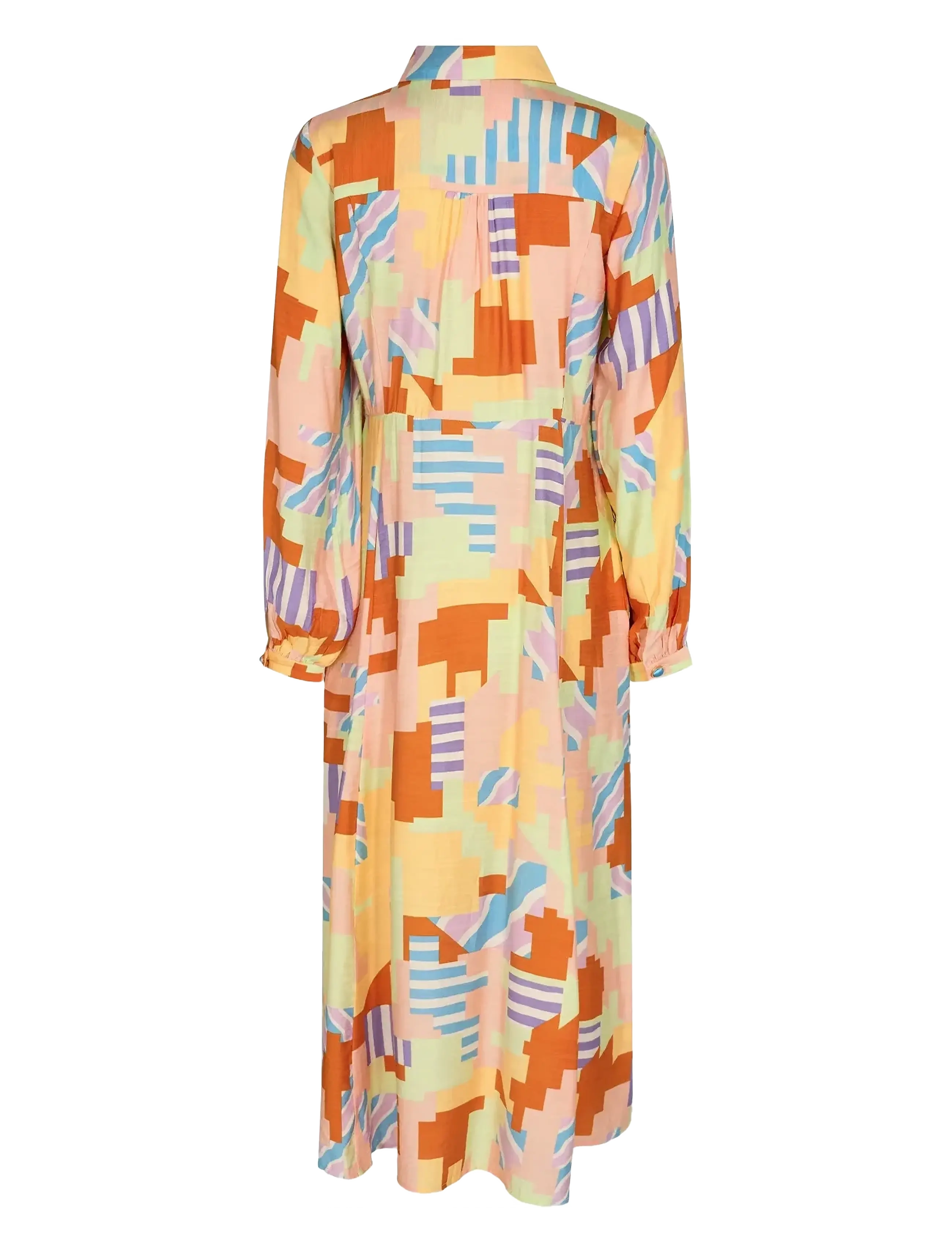 Nümph - NUMARTINE SARA DRESS - skjortekjoler - marmelade - 1
