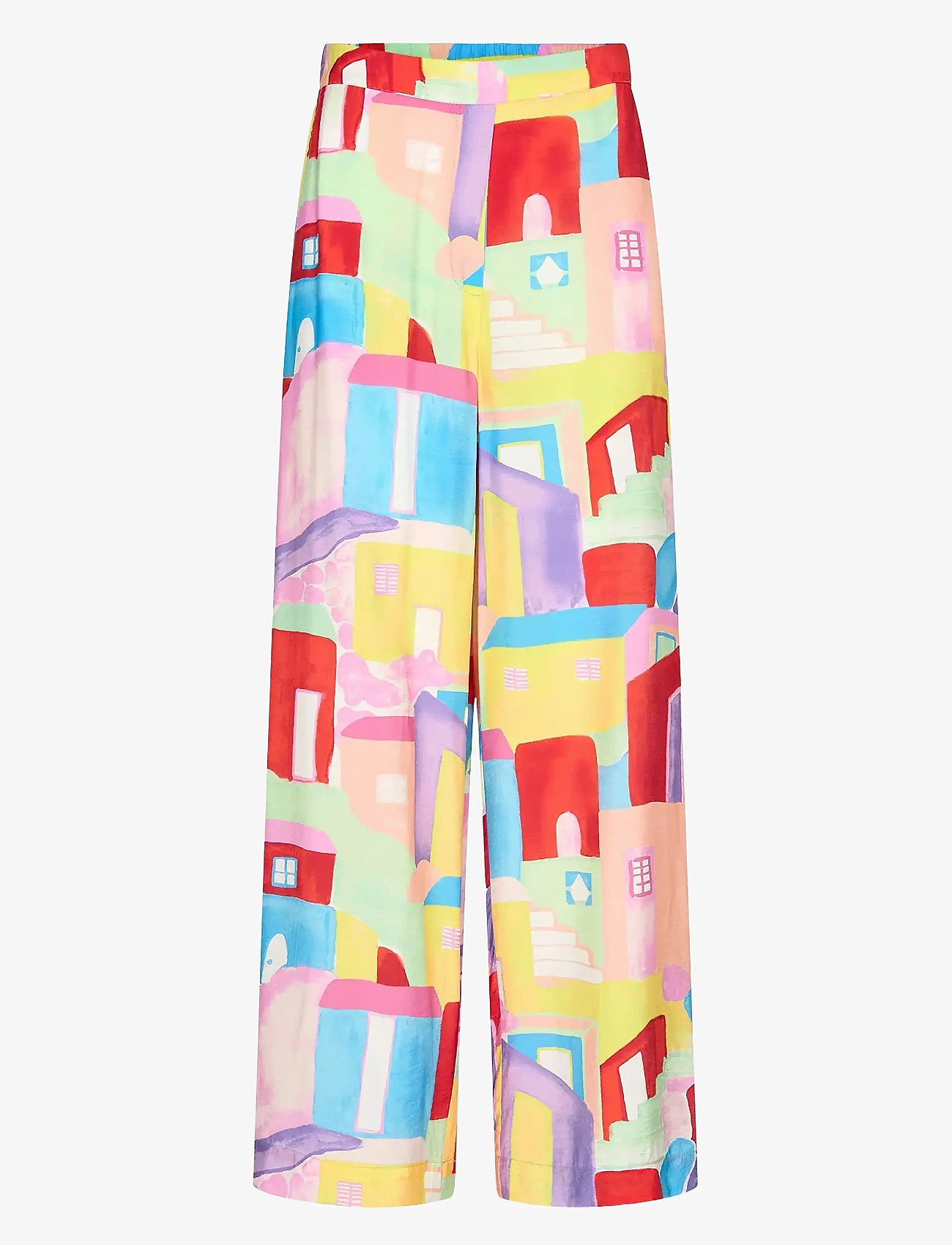 Nümph - NUMARION PANTS - hosen mit weitem bein - cherry tomato - 0