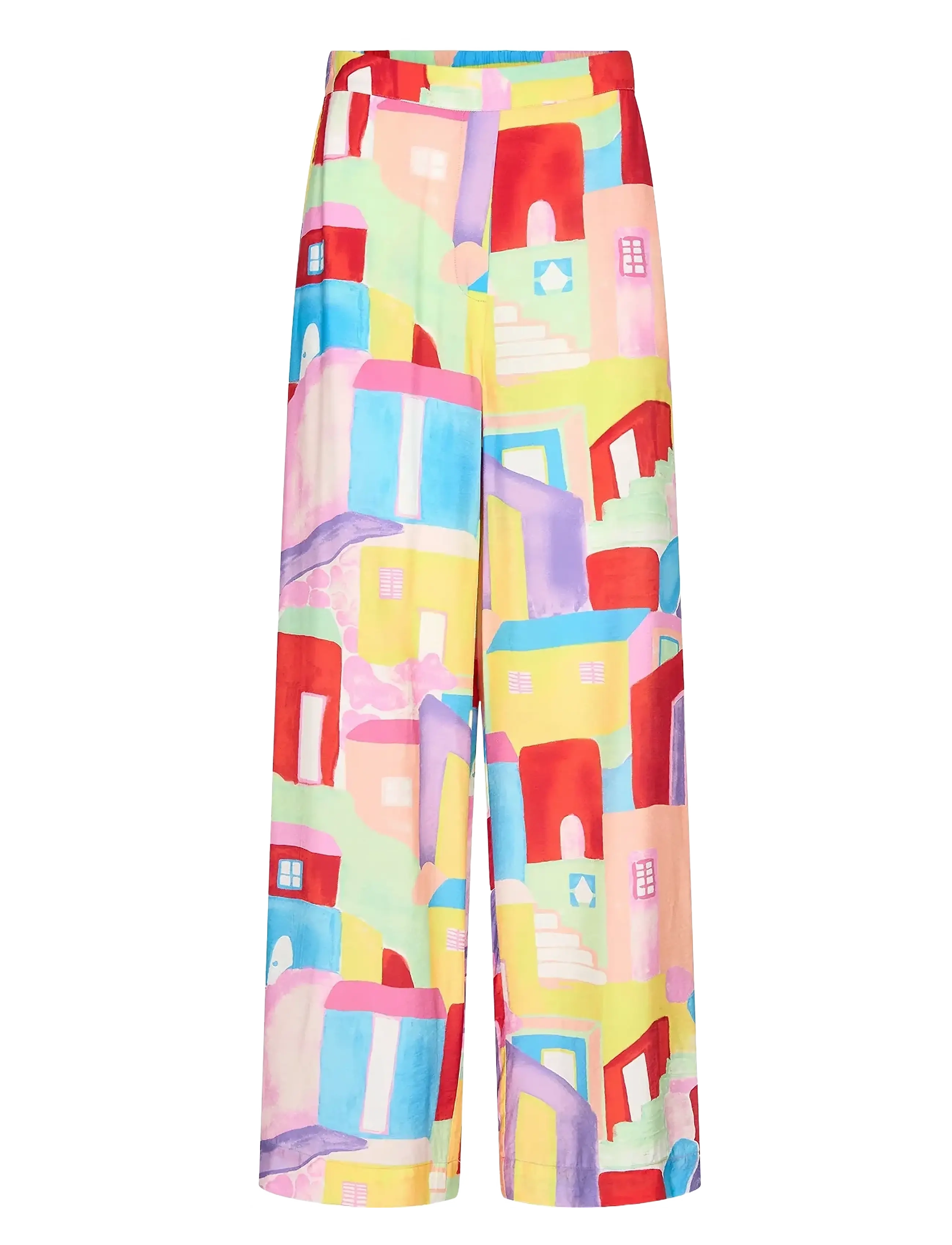 Nümph NUMARION PANTS - Kläder - CHERRY TOMATO / multi