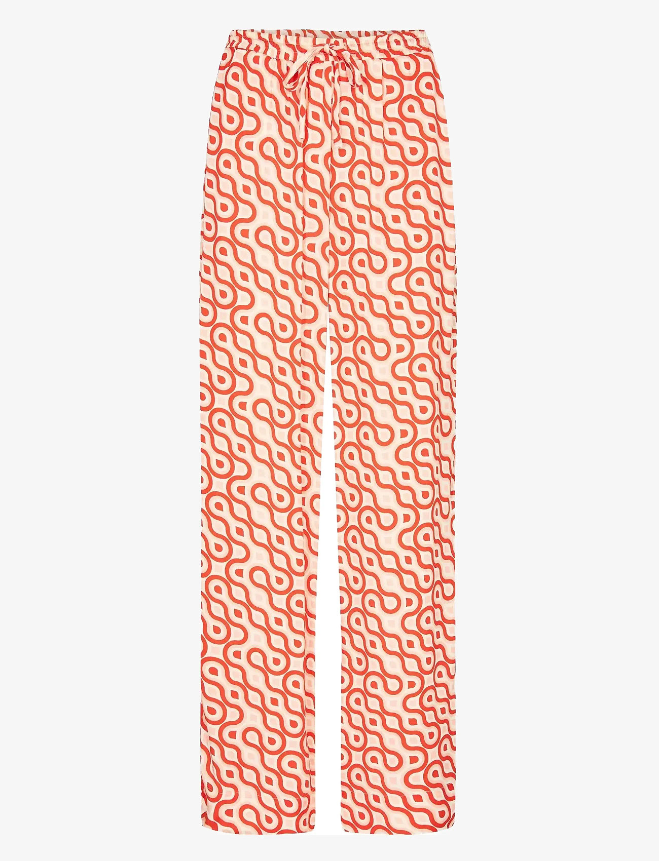 Nümph - NURUBY PANTS - bukser med lige ben - cherry tomato - 1