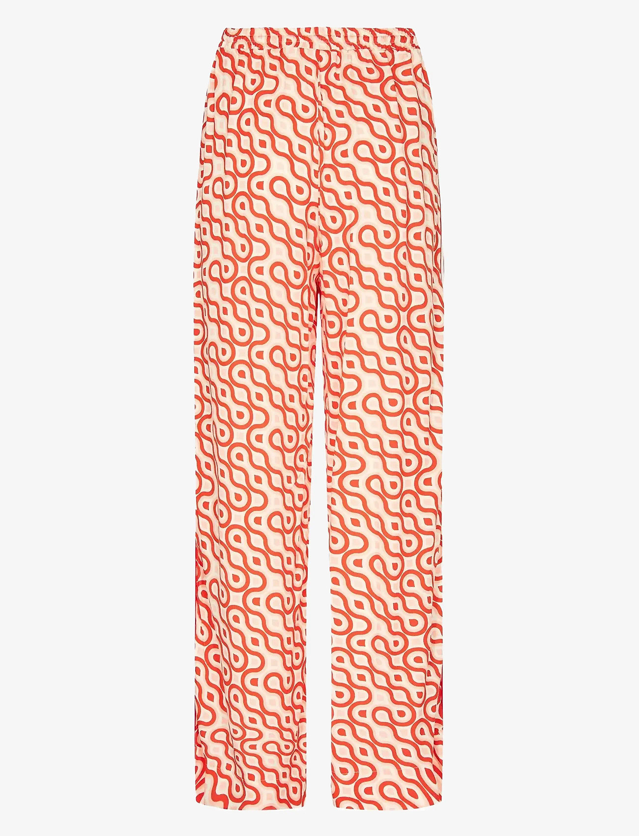 Nümph - NURUBY PANTS - bukser med lige ben - cherry tomato - 2