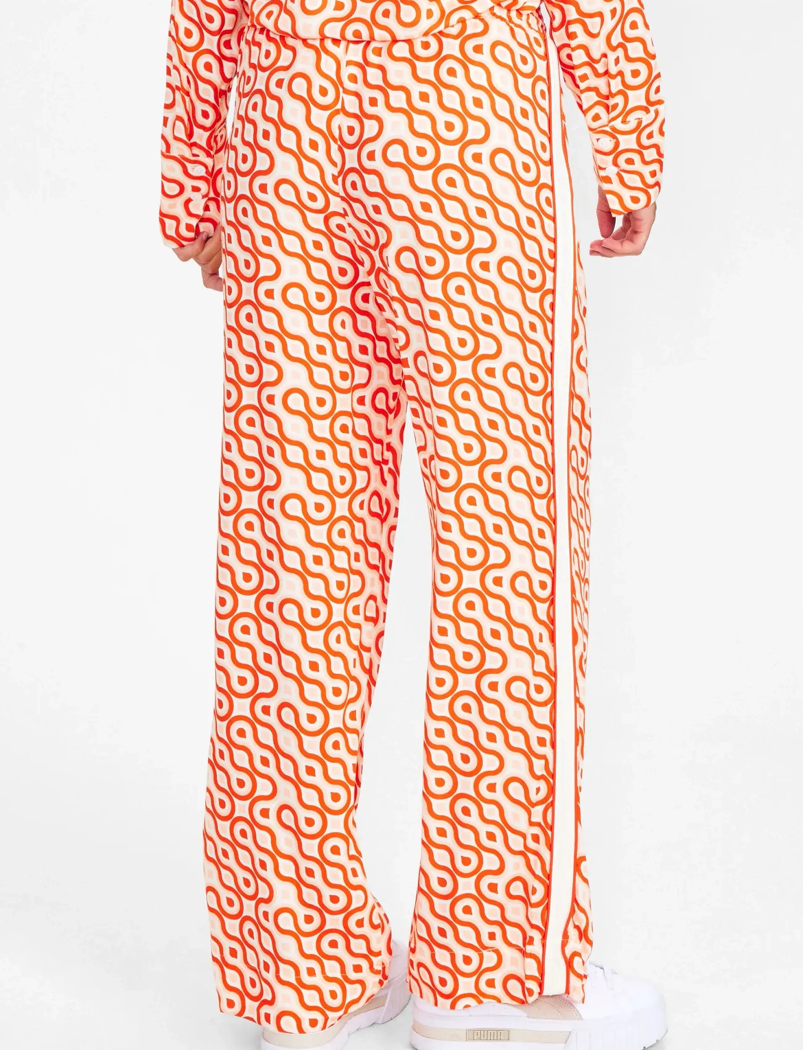 Nümph - NURUBY PANTS - straight leg hosen - cherry tomato - 5