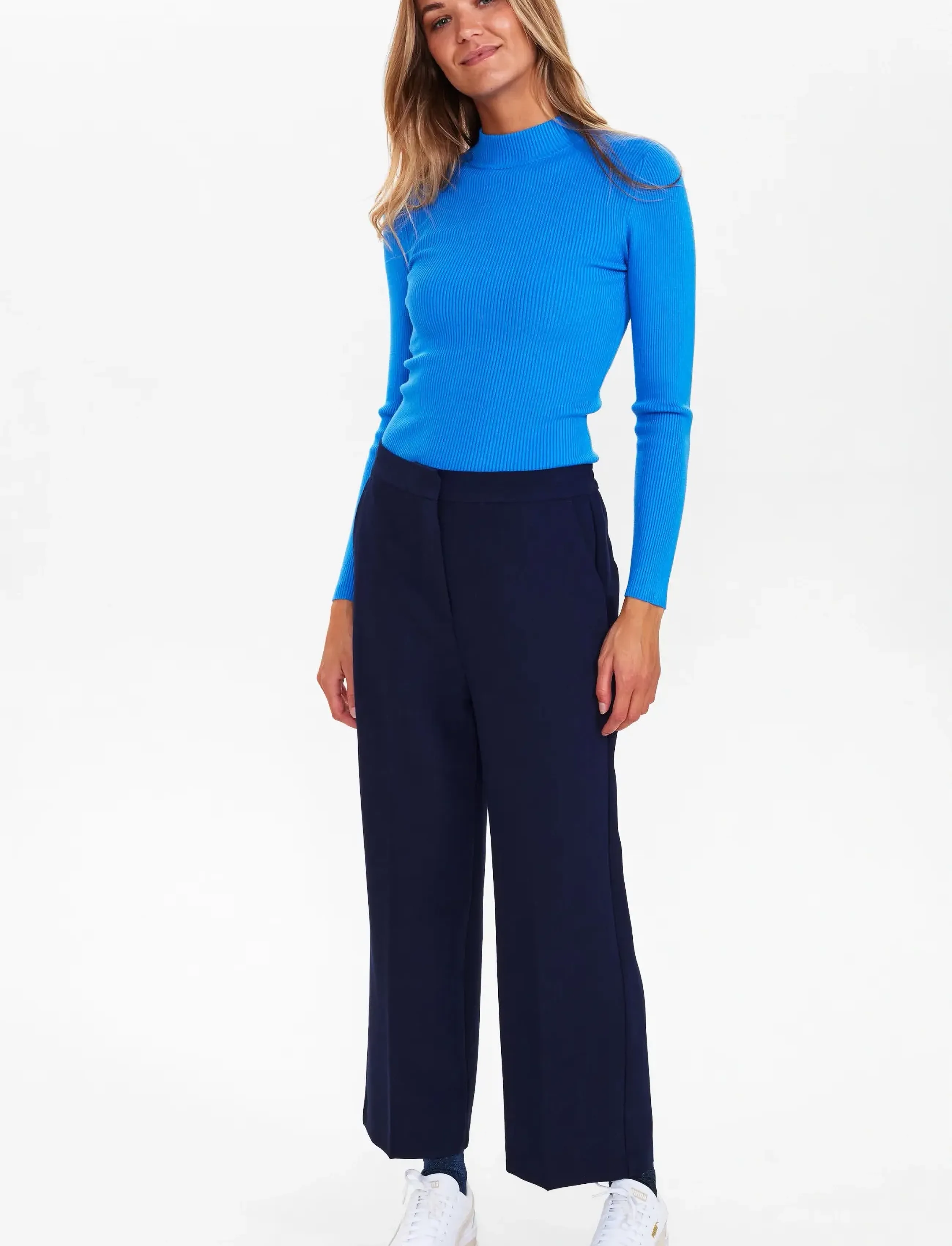 Nümph - NURONJA PANTS - festmode zu outlet-preisen - dark sapphire - 4