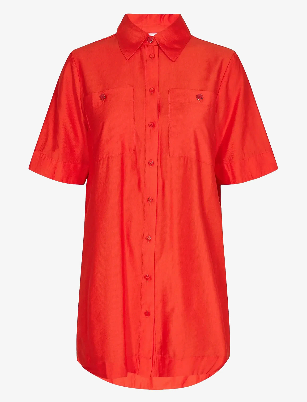 Nümph - NUPIL SHIRT - kortærmede skjorter - cherry tomato - 1