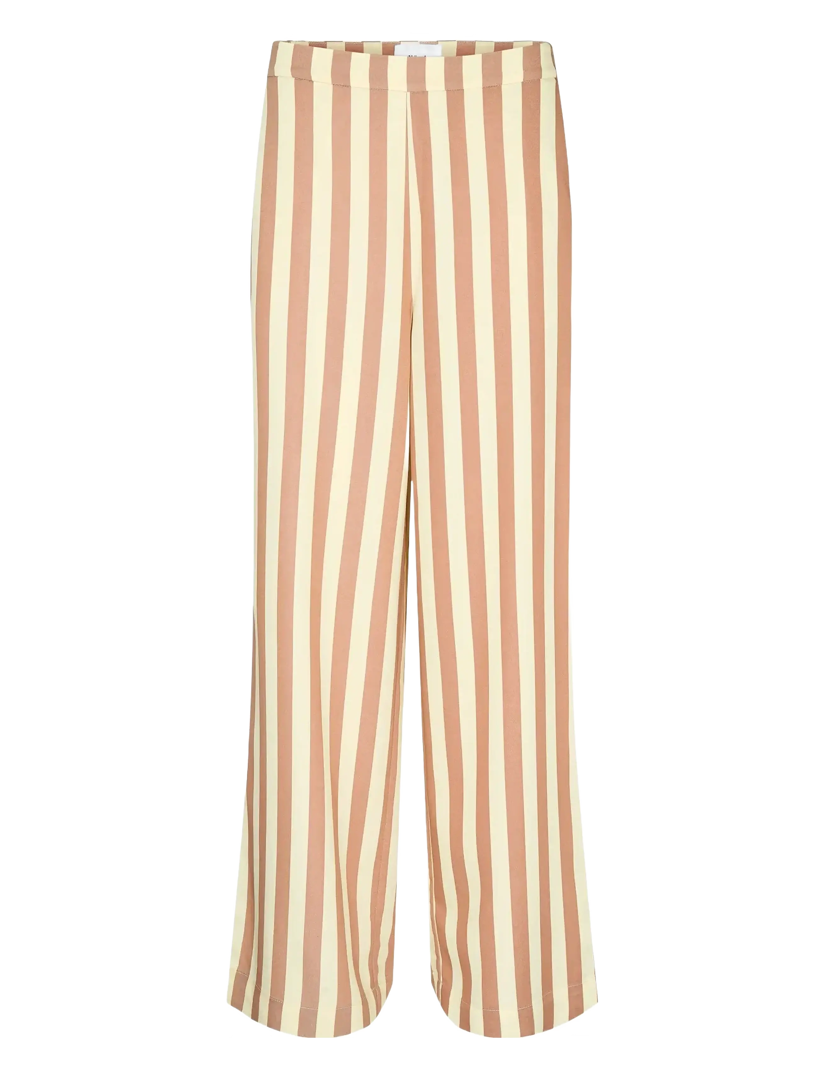 Nümph NUSHADOW PANTS - Byxor - CAFé AU LAIT / beige