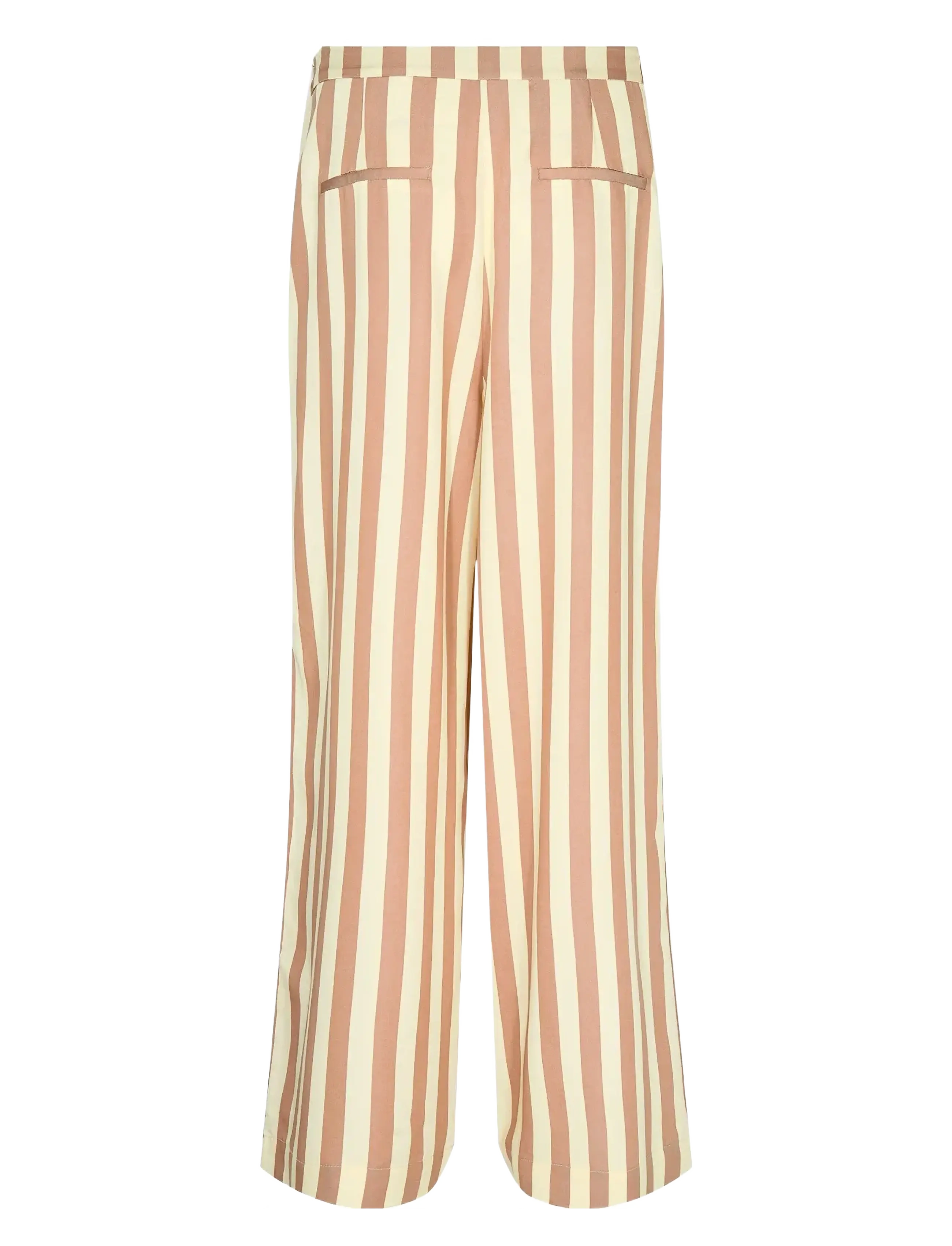 Nümph - NUSHADOW PANTS - laia säärega püksid - café au lait - 1