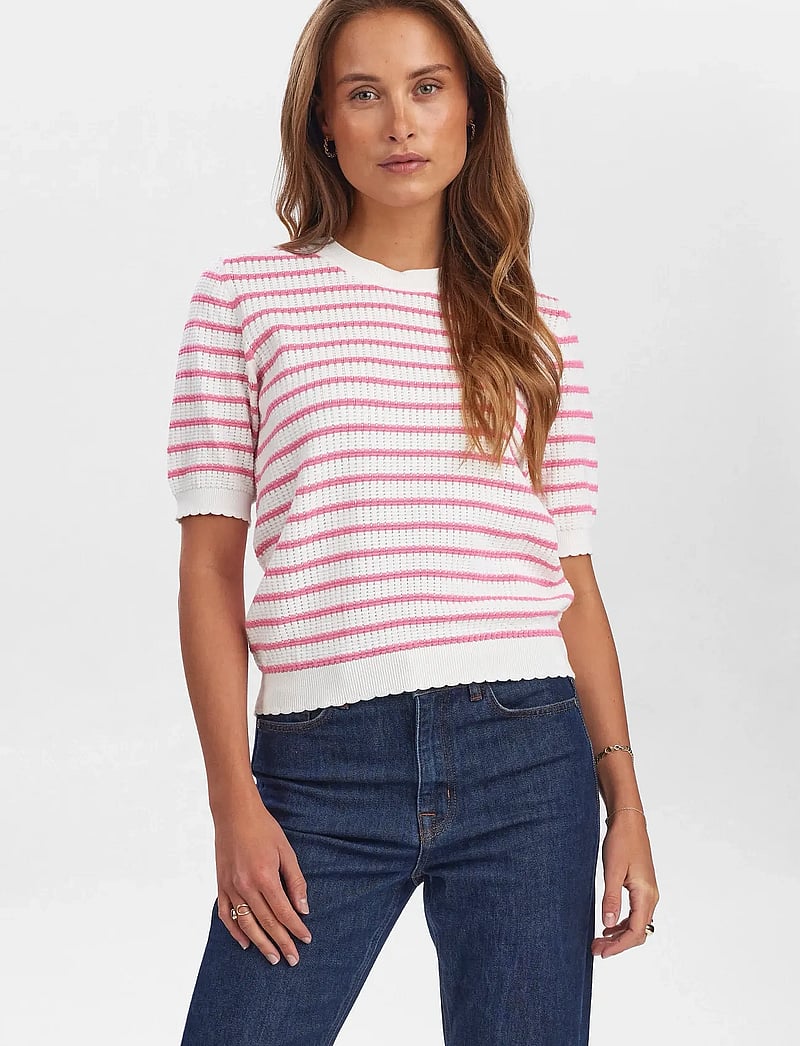 Nümph - NUNICOLE PULLOVER - GOTS - sviitrid - pink carnation - 0