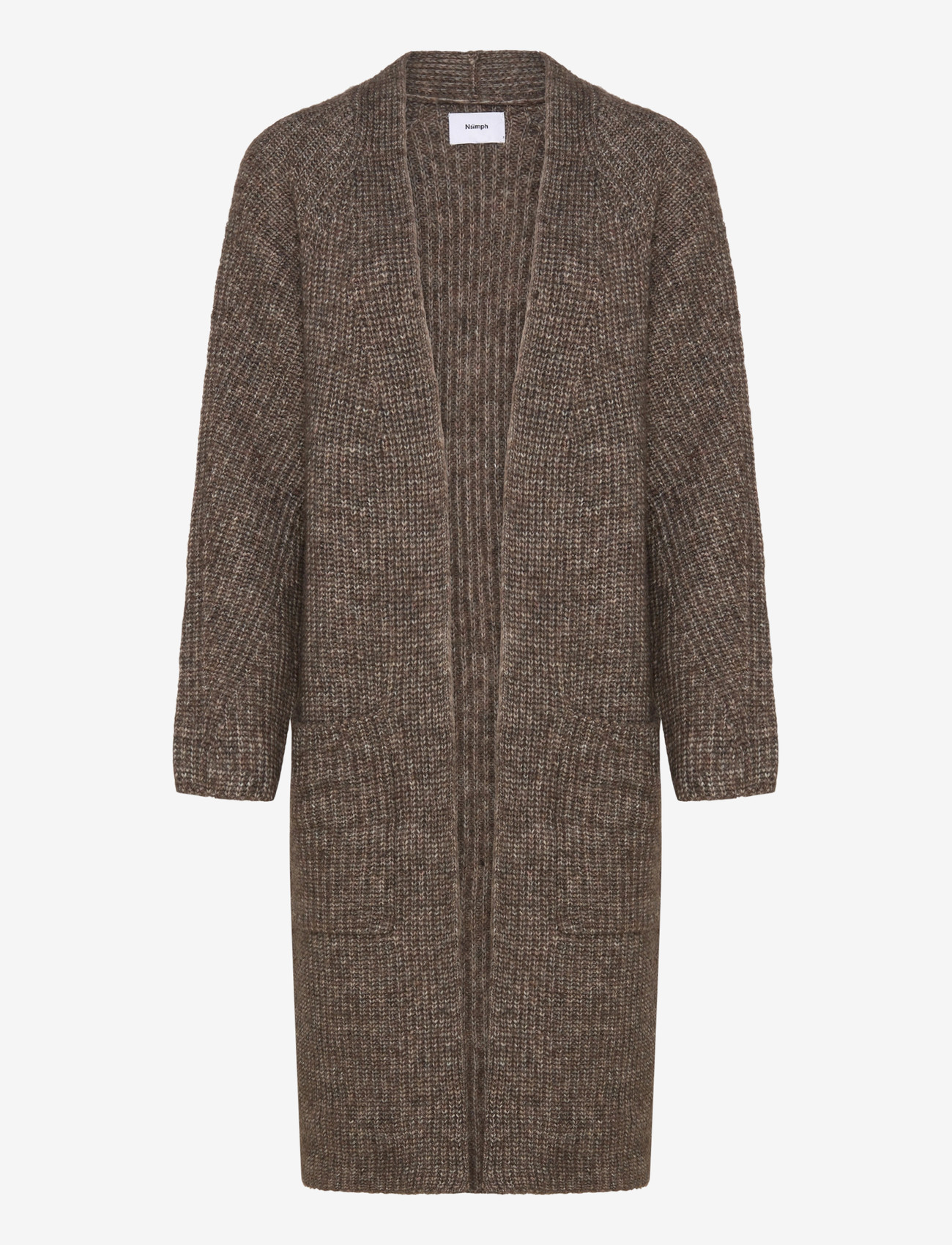 Nümph - NUZINDI LONG CARDIGAN - cardigans - dark earth - 0