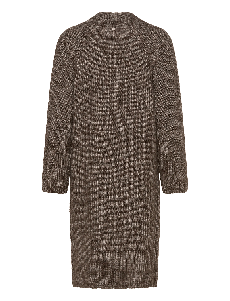 Nümph - NUZINDI LONG CARDIGAN - cardigans - dark earth - 1