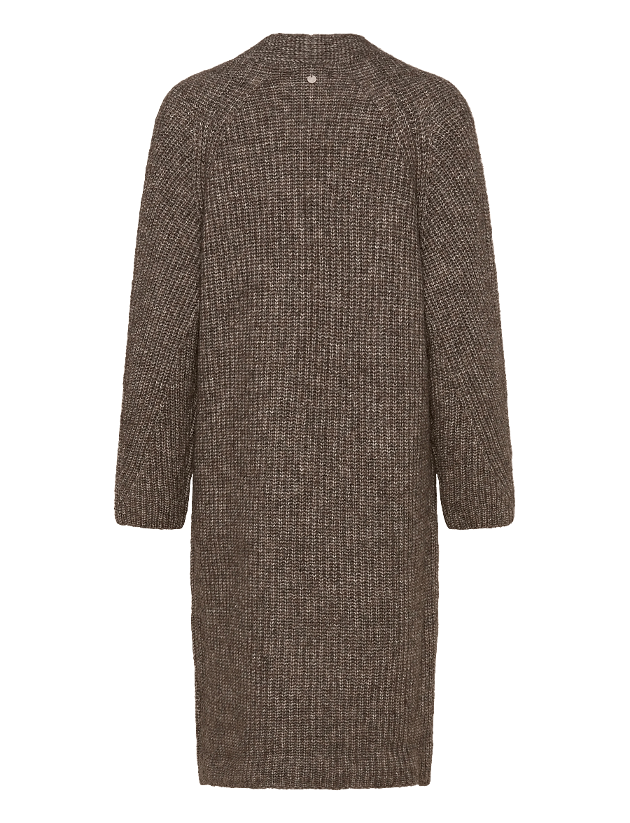 Nümph - NUZINDI LONG CARDIGAN - cardigans - dark earth - 2