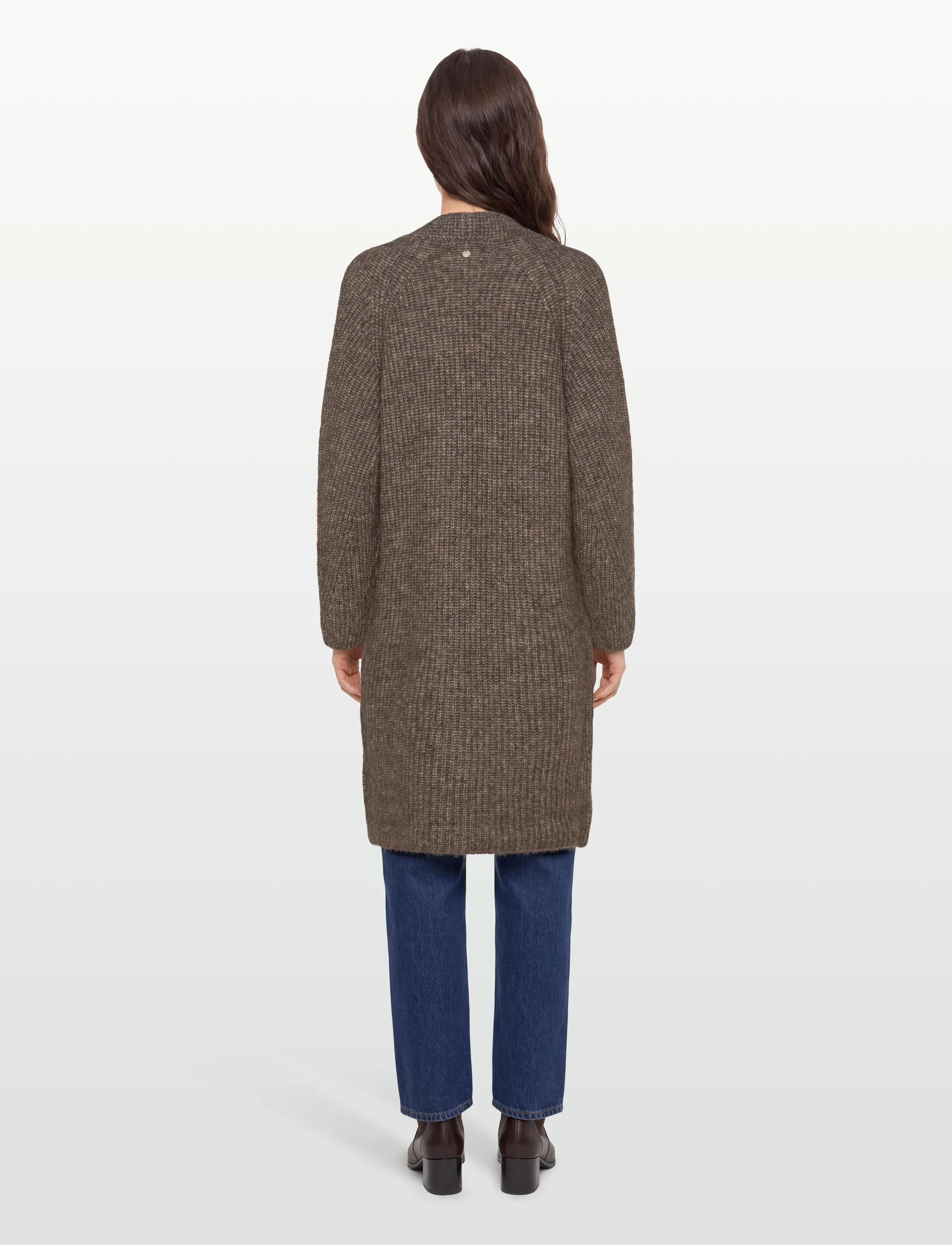 Nümph - NUZINDI LONG CARDIGAN - koftor - dark earth - 4