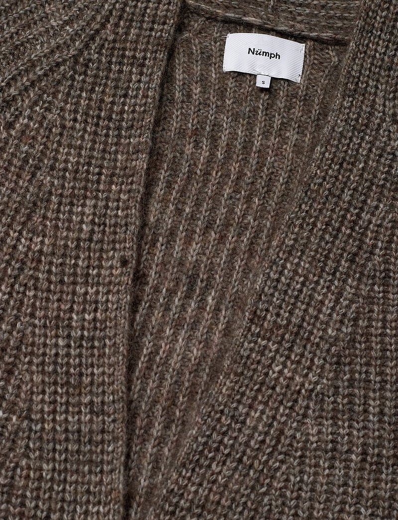Nümph - NUZINDI LONG CARDIGAN - cardigans - dark earth - 2