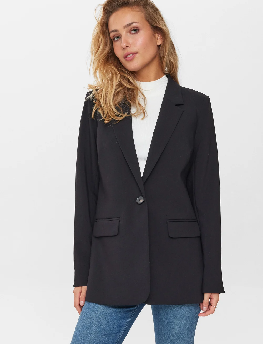 Nümph - NURONJA BLAZER - single breasted blazers - caviar - 0