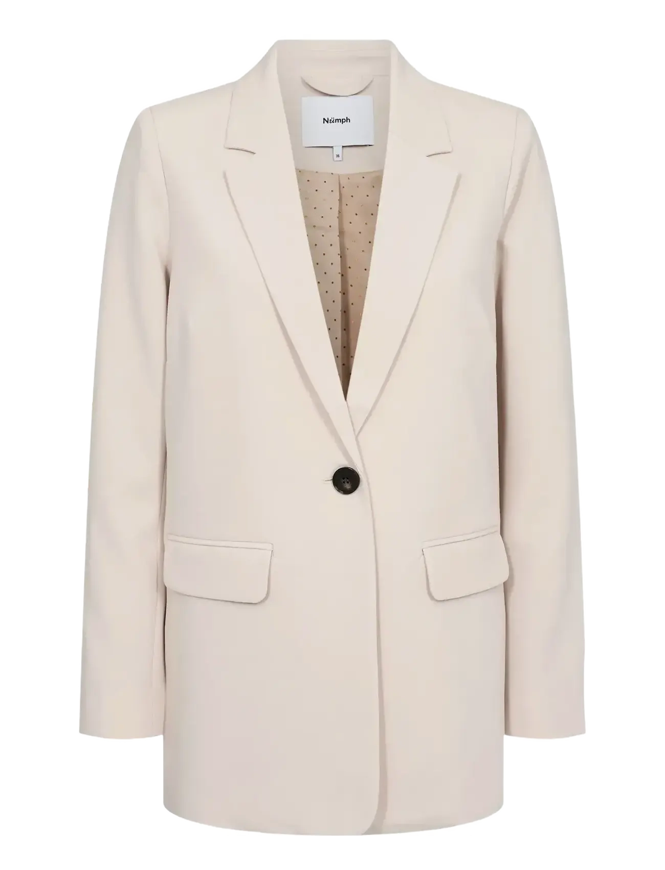 NÜMPH Nuronja Blazer Beige - 40 - Damen