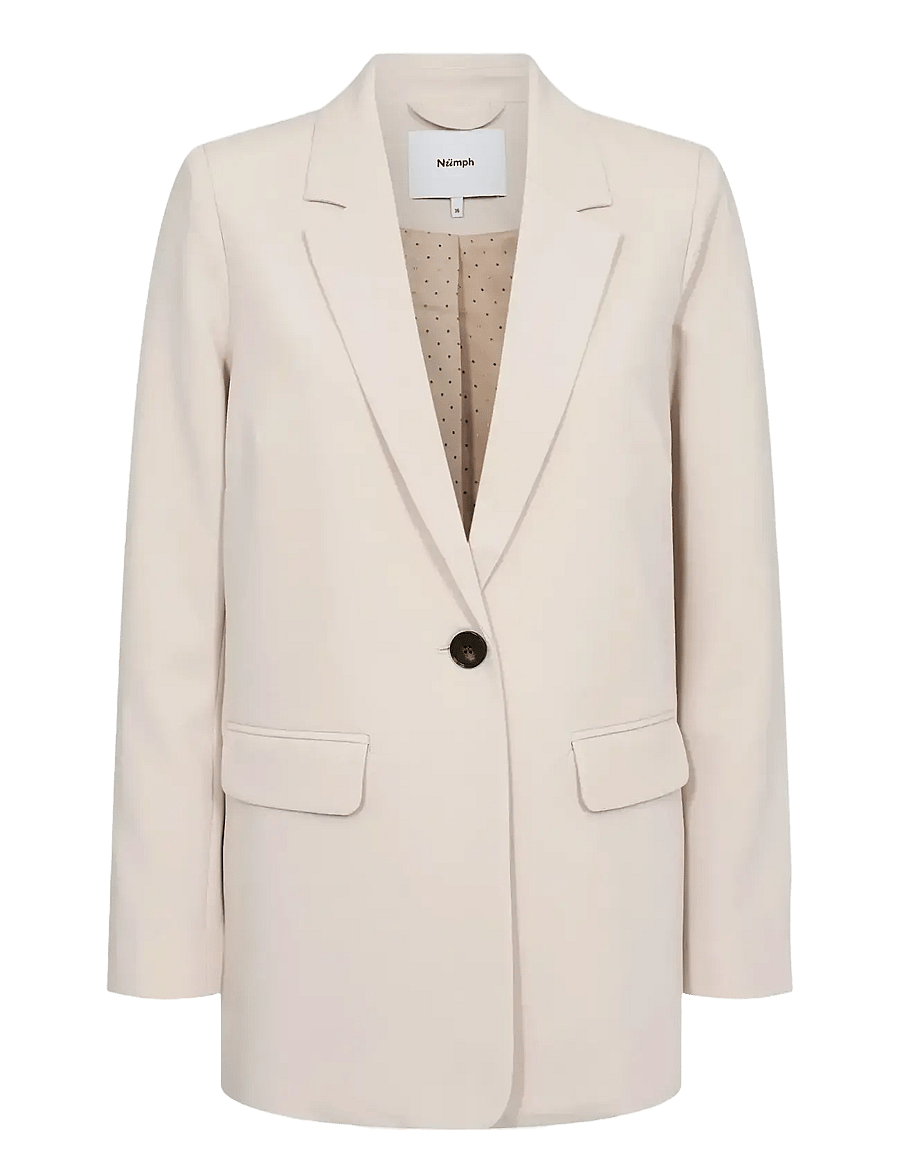 Nümph - NURONJA BLAZER - single breasted blazers - oyster gray - 1