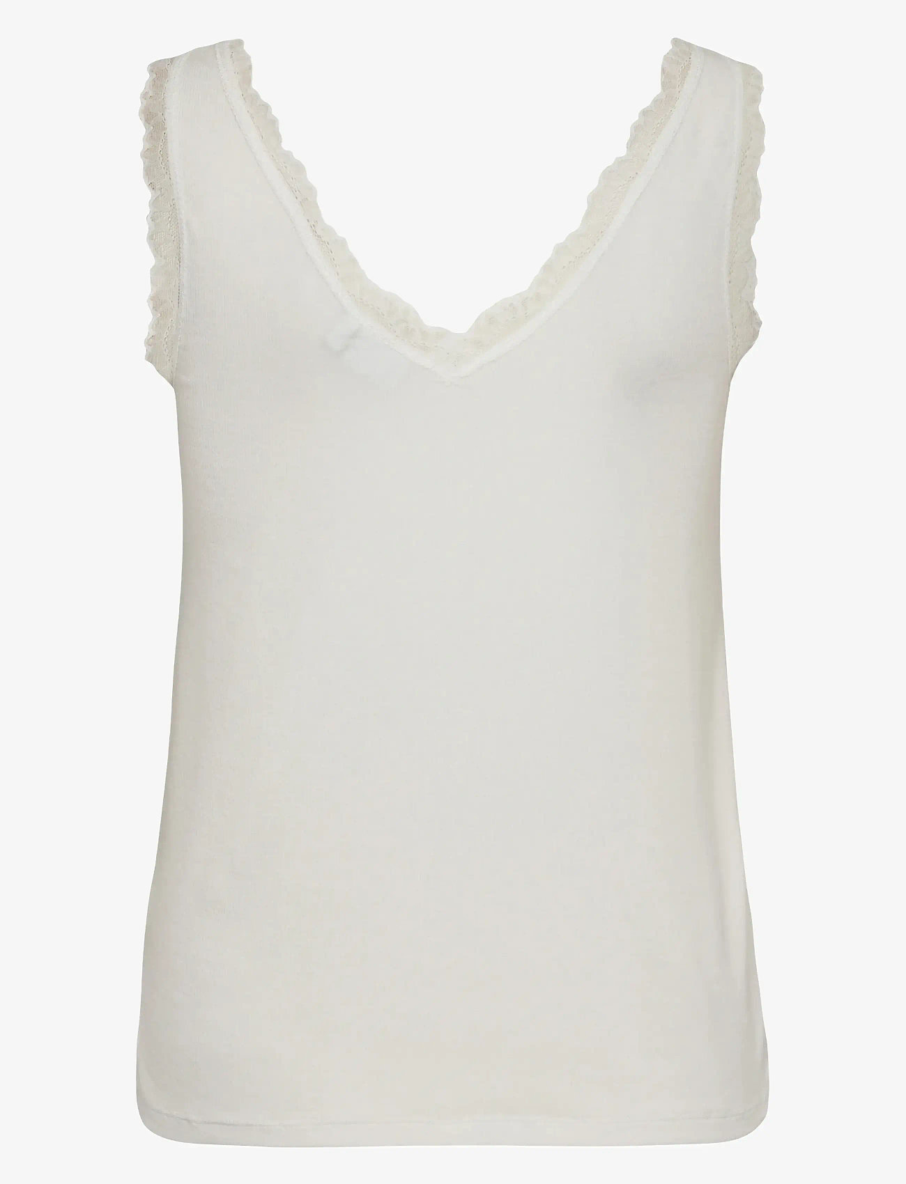 Nümph - NUBOWIE LACE TOP - laveste priser - cloud dancer - 1