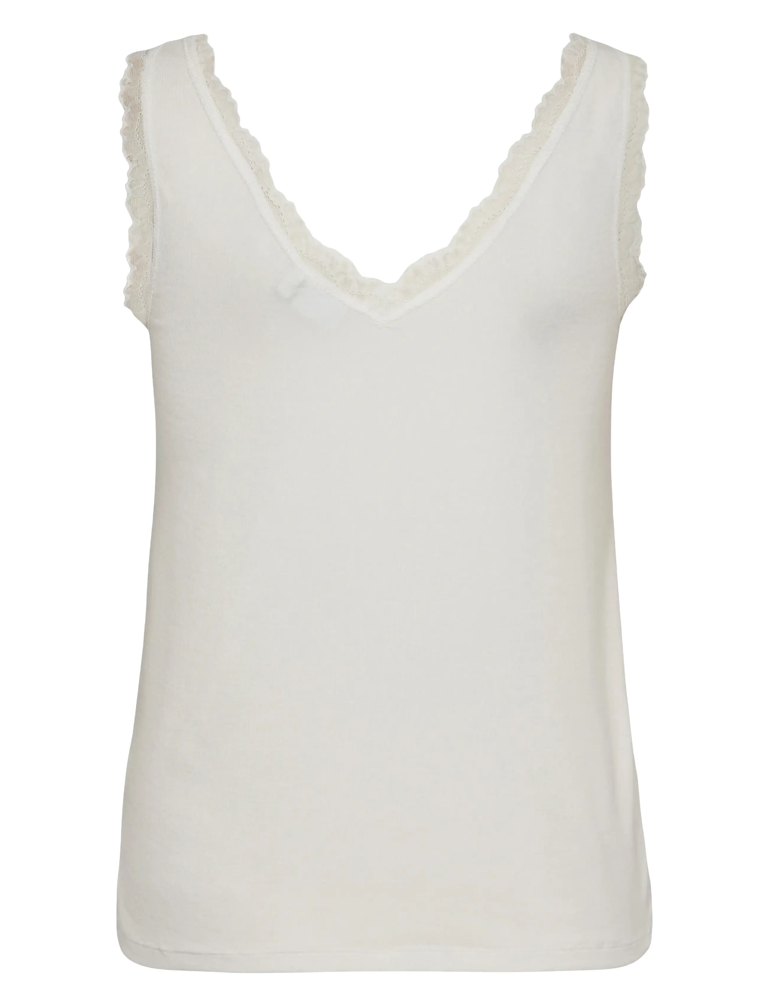 Nümph - NUBOWIE LACE TOP - laveste priser - cloud dancer - 1