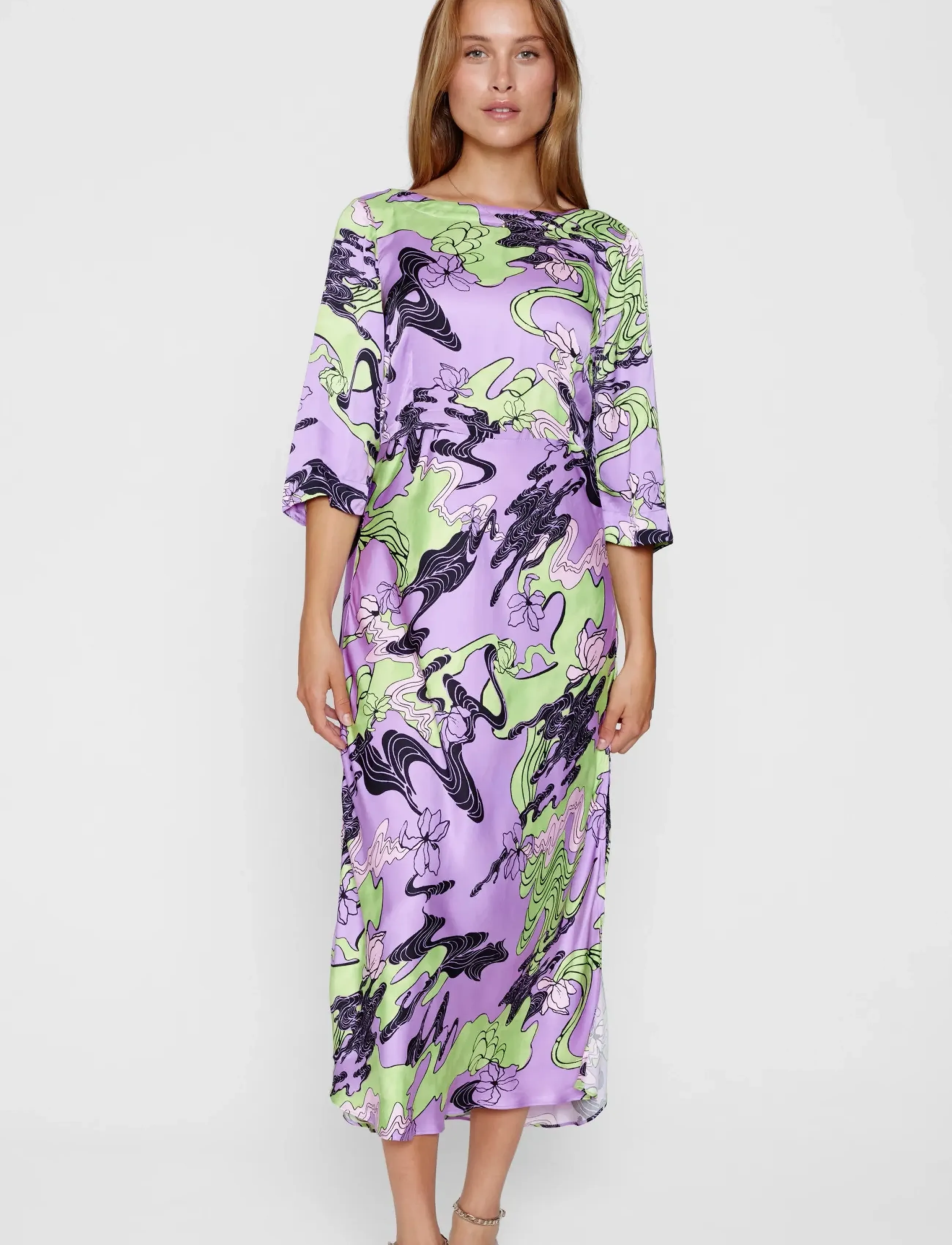 Nümph NUWANDA DRESS - Kjoler - AFRICAN VIOLET / purple