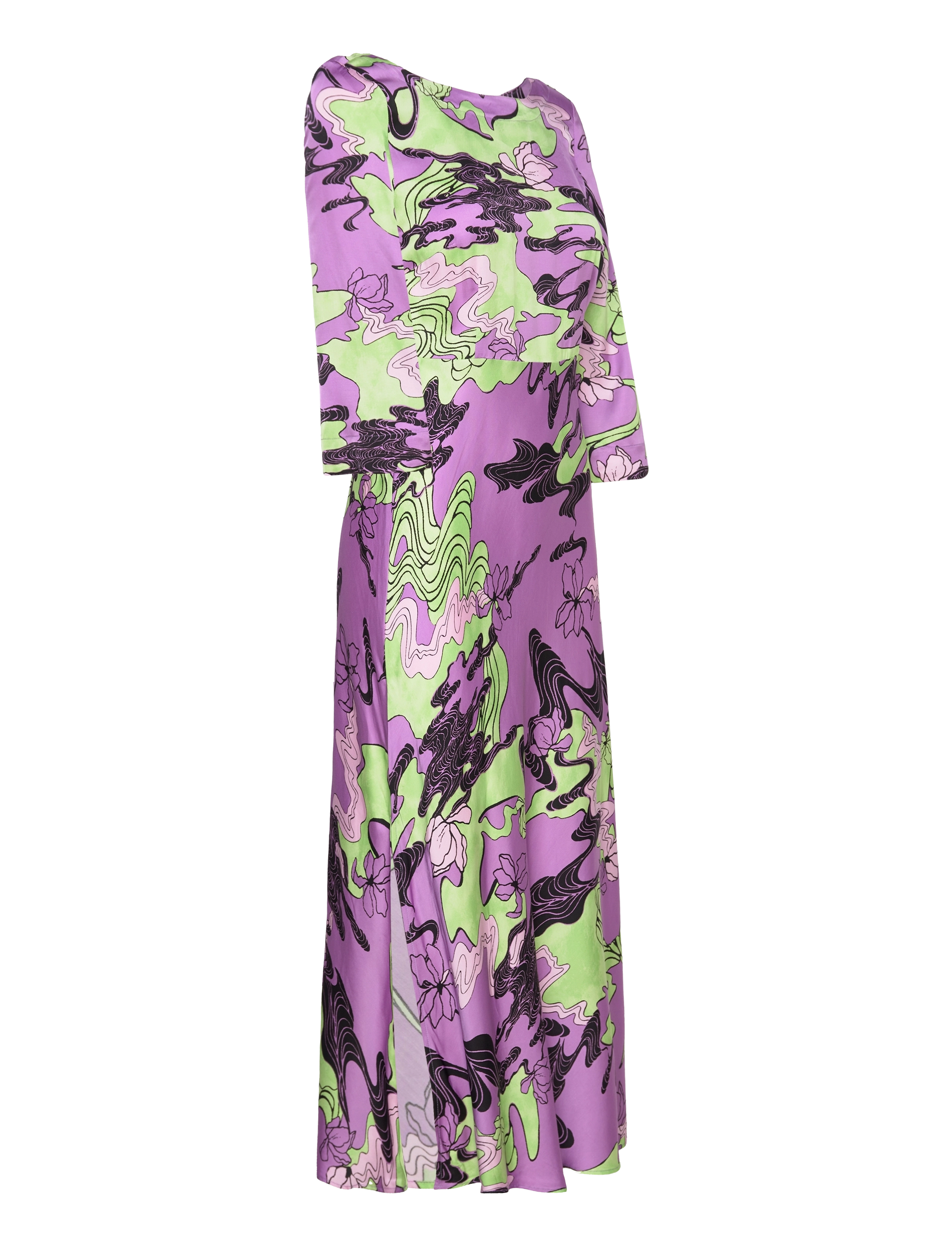 Nümph - NUWANDA DRESS - midi dresses - african violet - 3