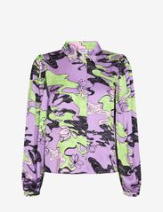 Nümph - NUWANDA SHIRT - blouses met lange mouwen - african violet - 0