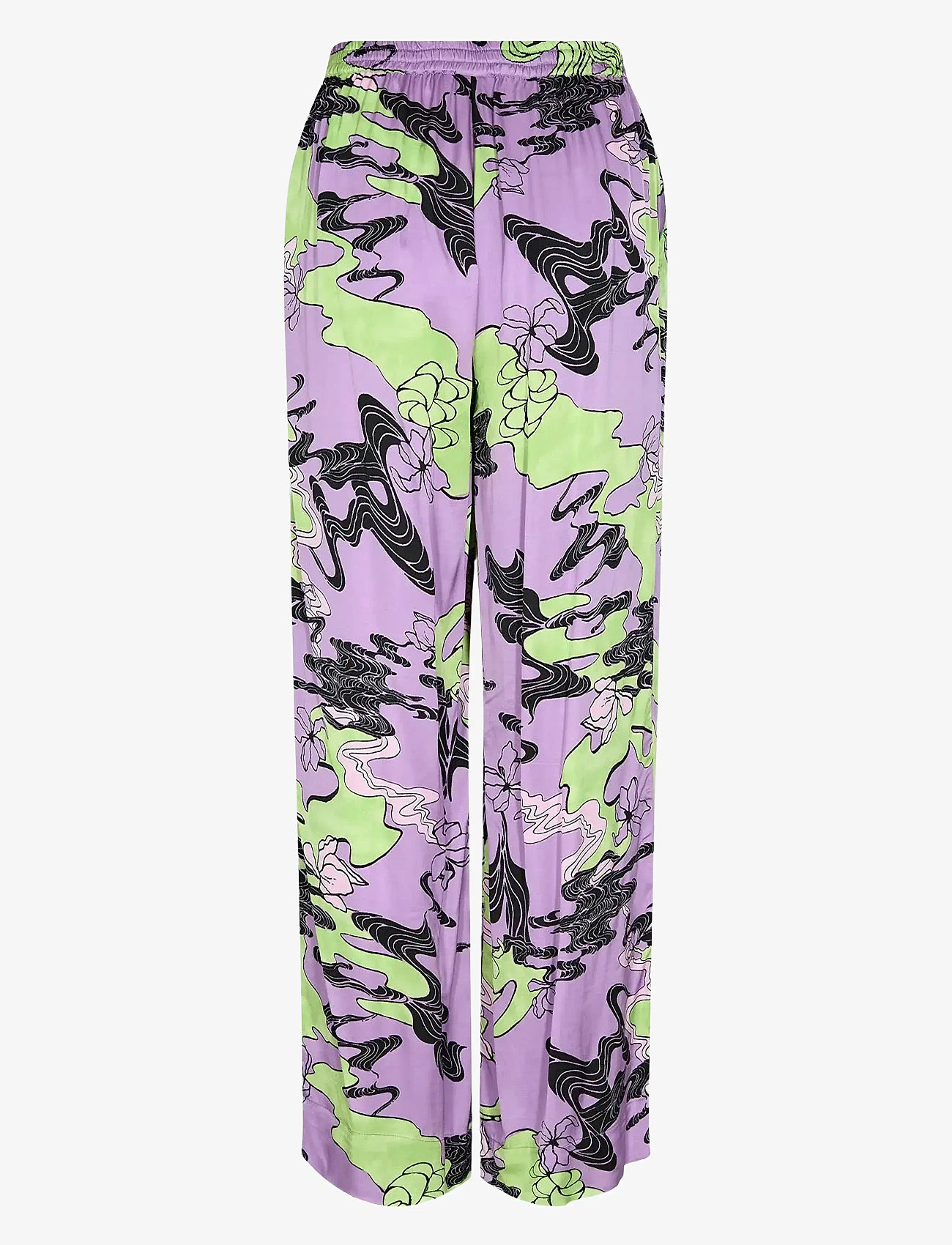 Nümph - NUWANDA PANTS - sirge säärega püksid - african violet - 1