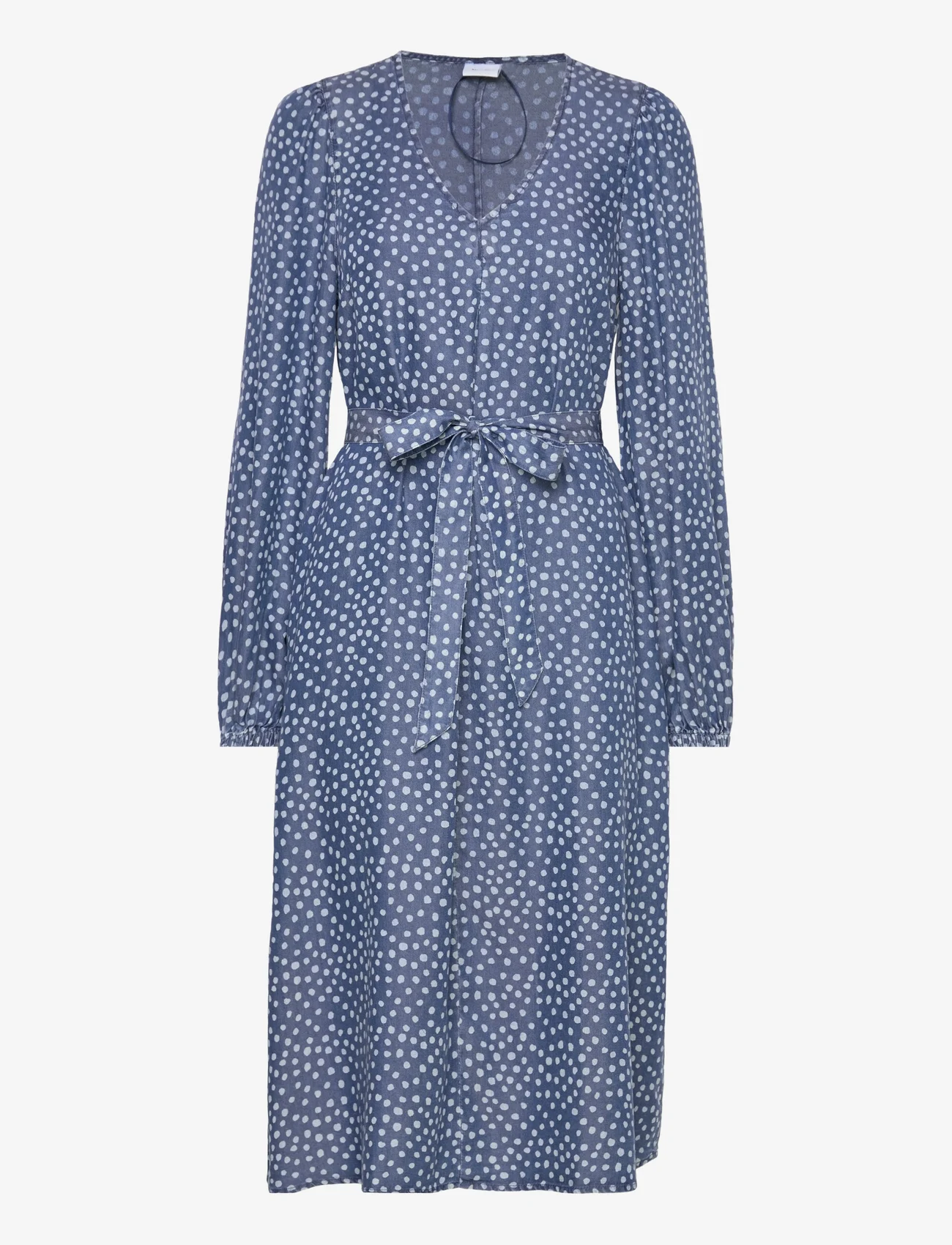 Nümph - NUVILNA DRESS - midi kjoler - medium blue denim - 0
