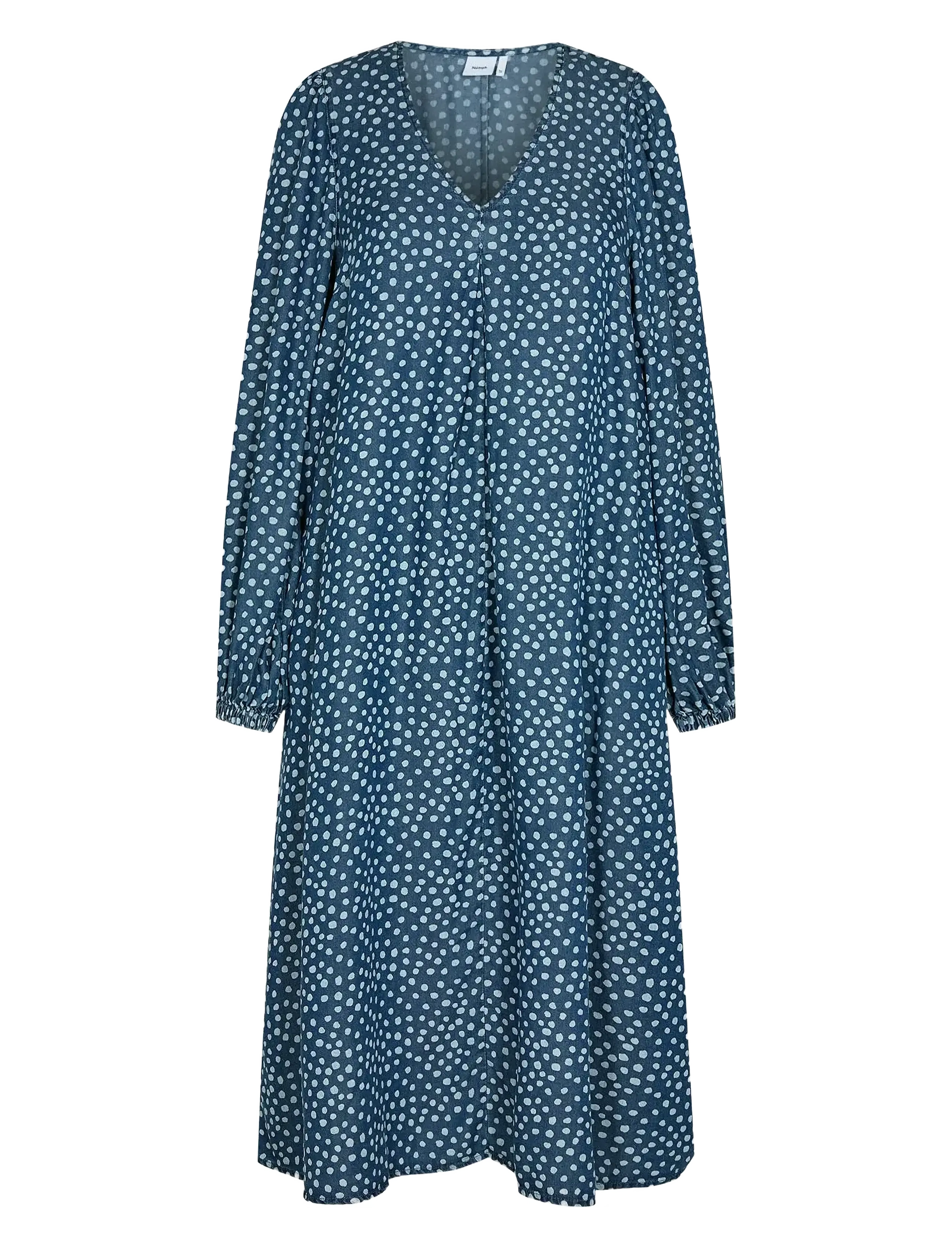 NUVILNA DRESS - MEDIUM BLUE DENIM