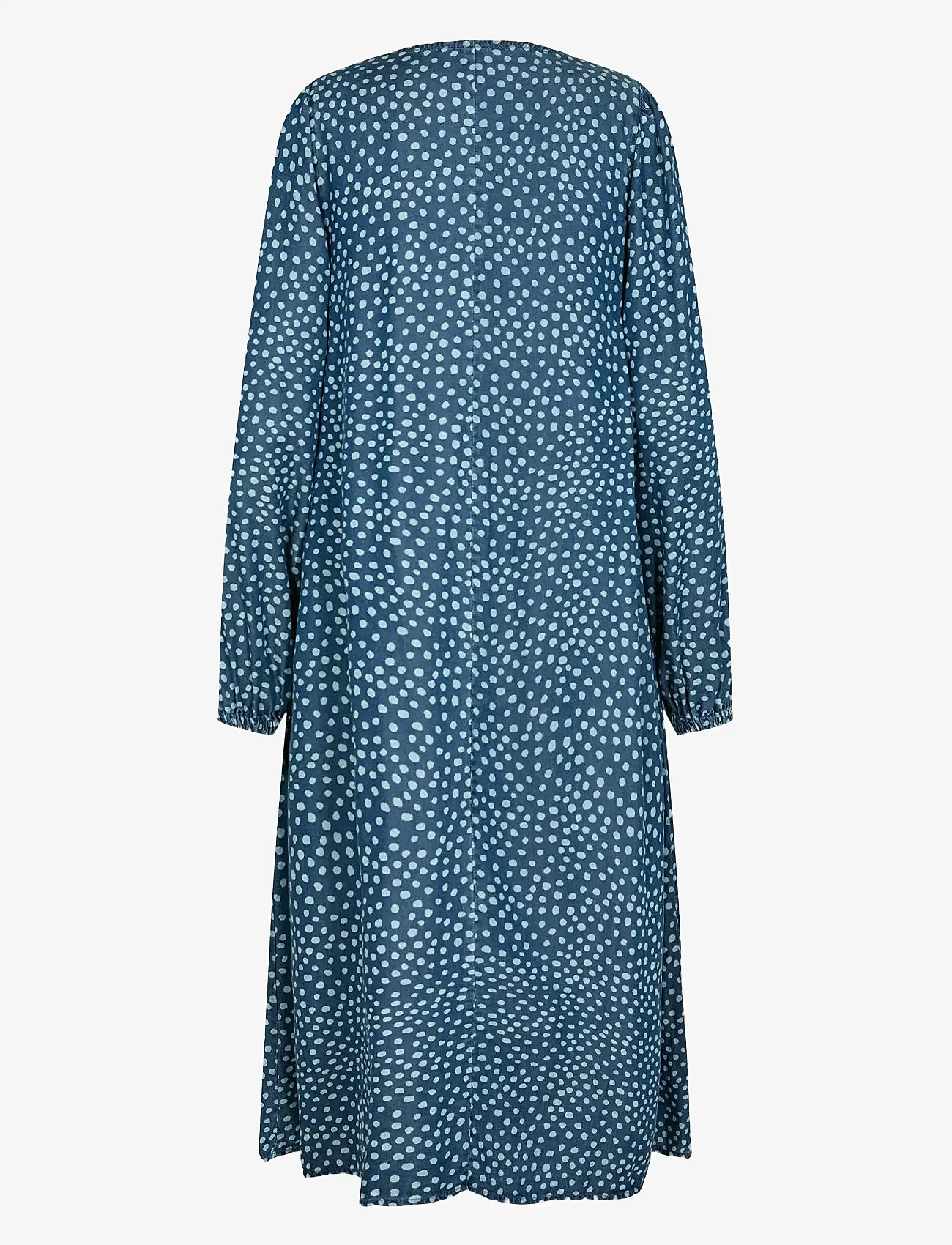 Nümph - NUVILNA DRESS - midi kjoler - medium blue denim - 1