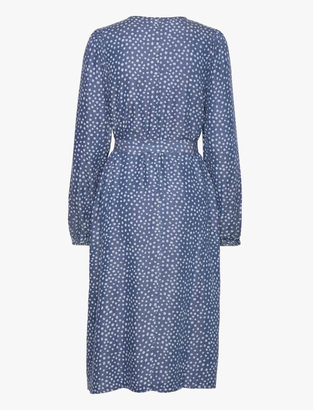Nümph - NUVILNA DRESS - midi kjoler - medium blue denim - 1