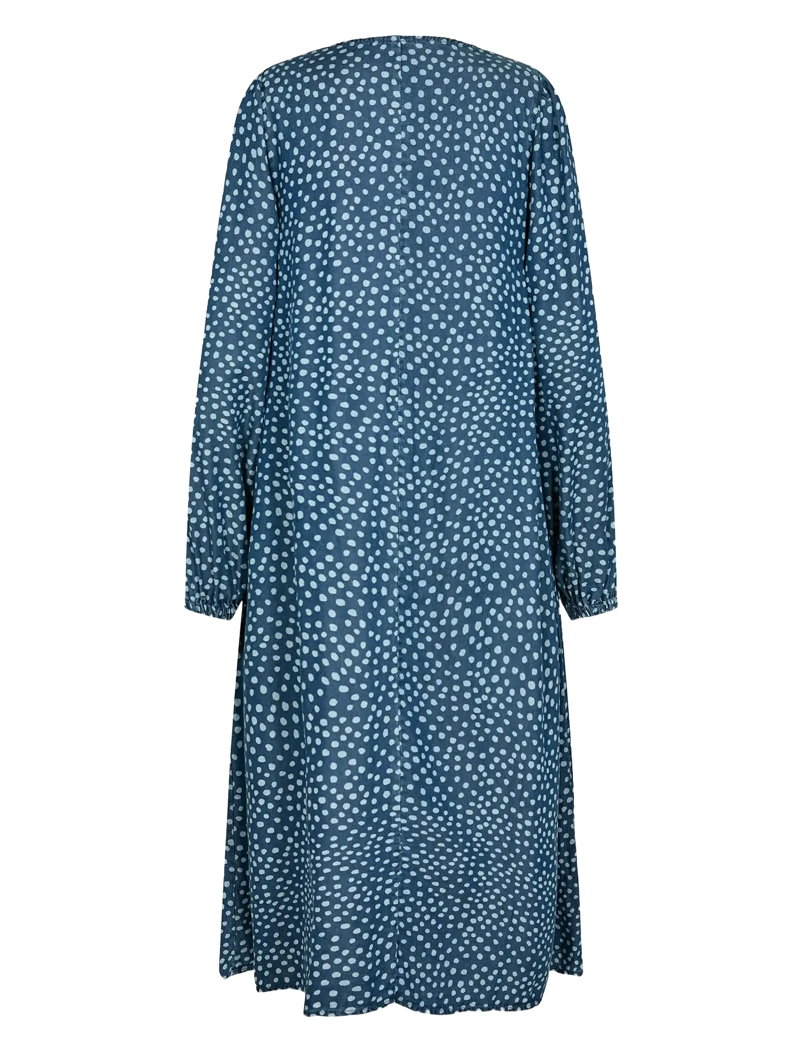 Nümph - NUVILNA DRESS - midi-kleider - medium blue denim - 2