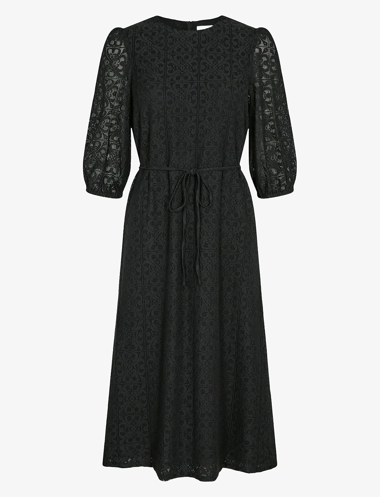 Nümph - NUVIOL DRESS - blondekjoler - caviar - 1