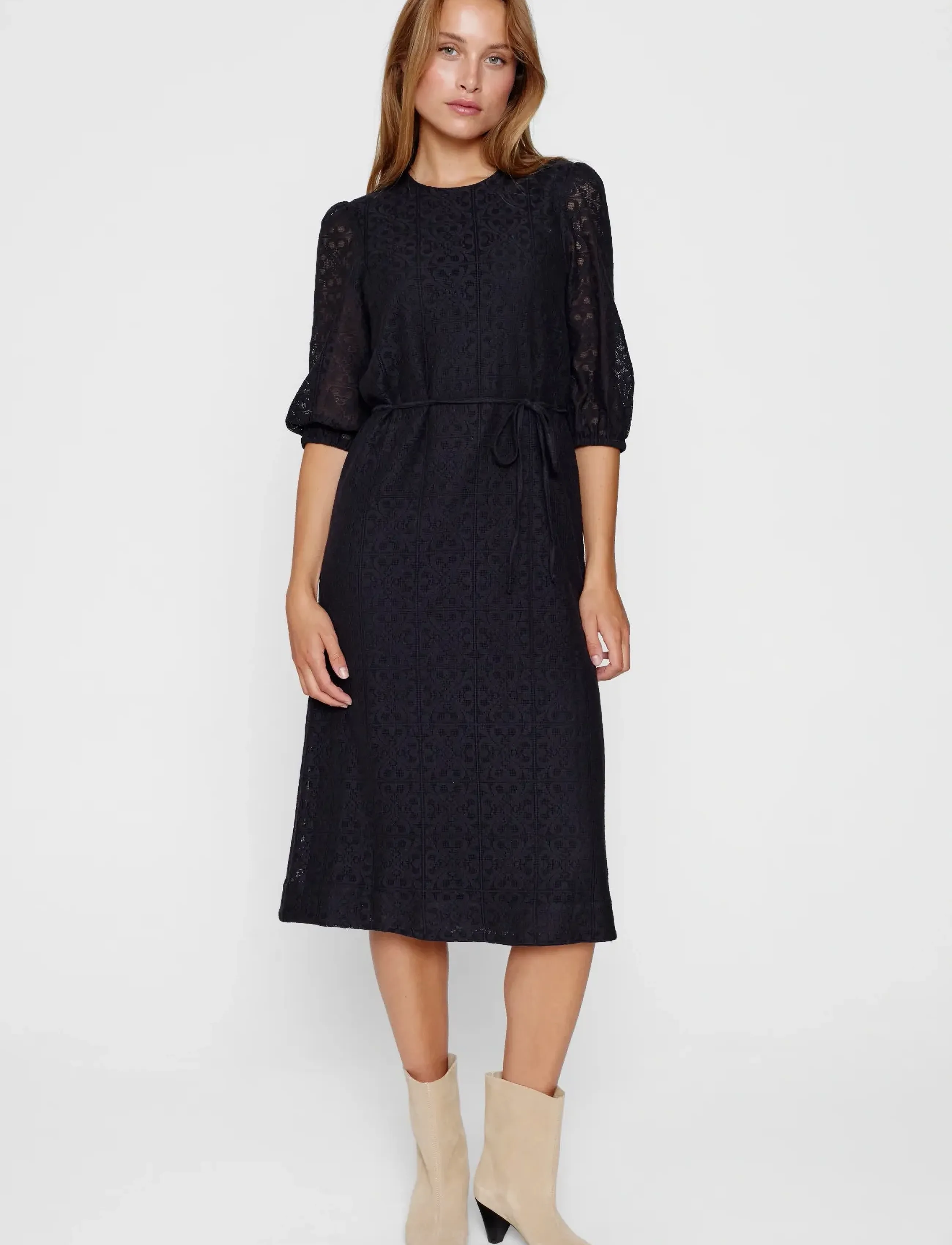 Nümph - NUVIOL DRESS - midikleider - caviar - 4