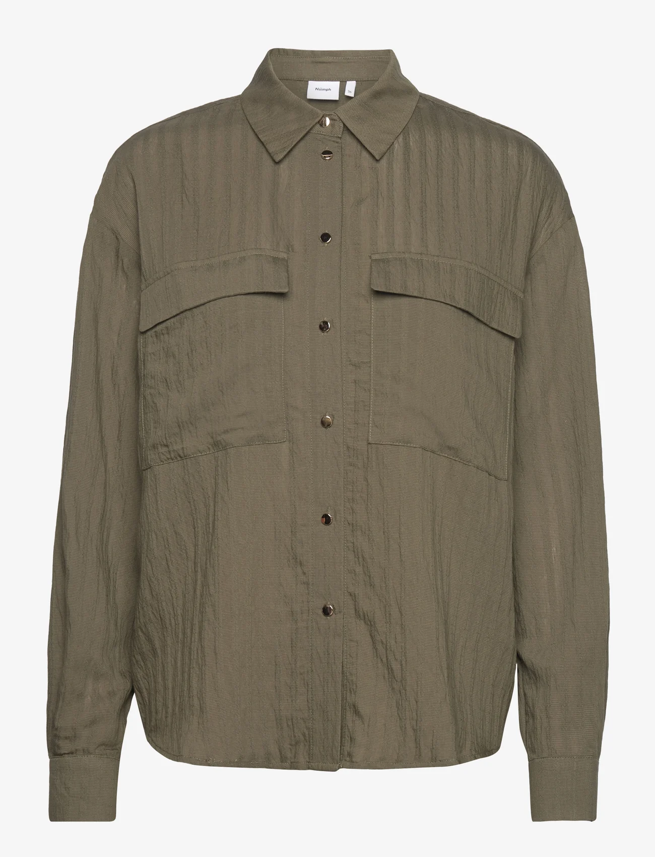 Nümph - NUVERONICA SHIRT - long-sleeved shirts - ivy green - 0