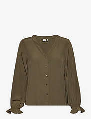 Nümph - NUYVETTE SHIRT - marškiniai ilgomis rankovėmis - ivy green - 0