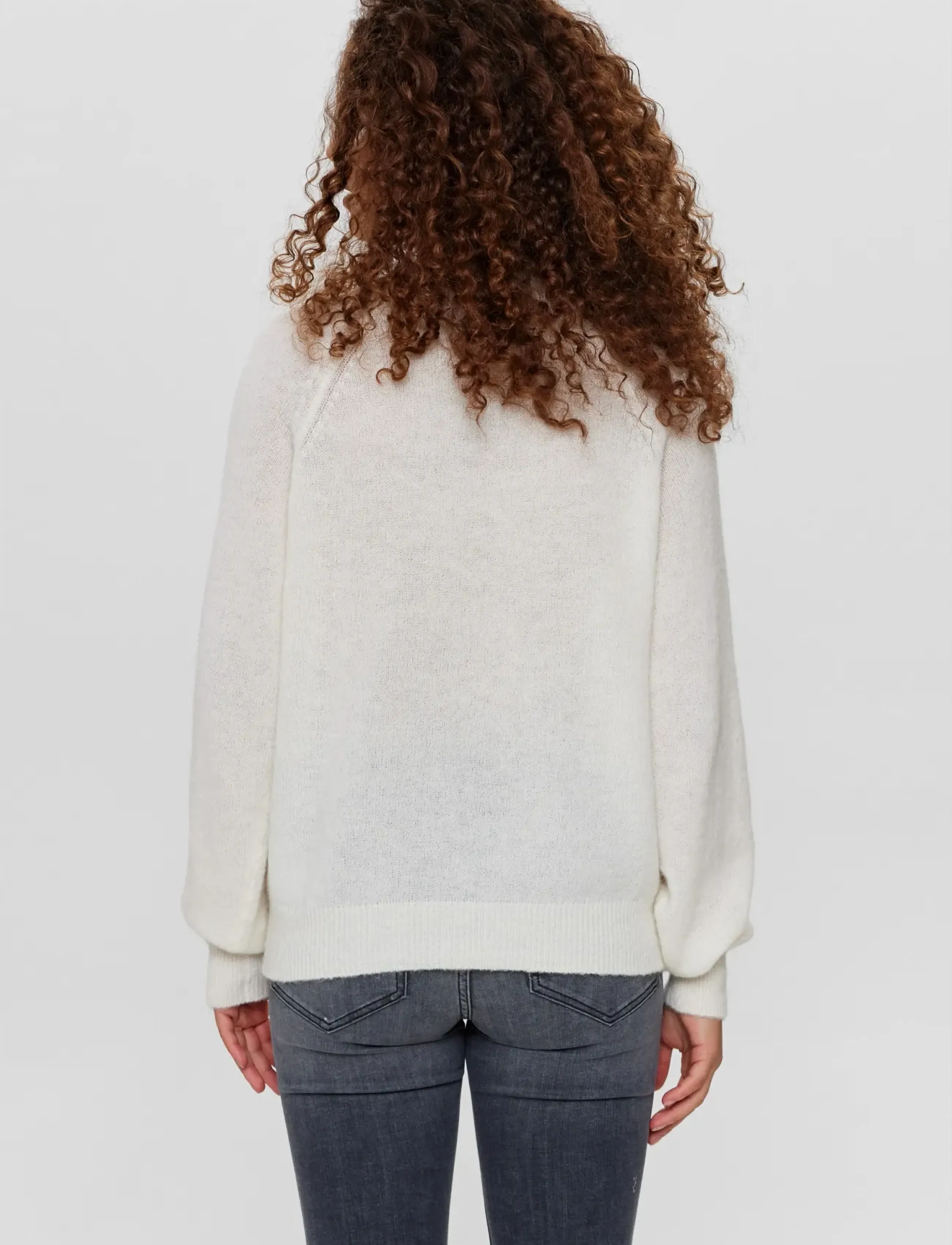 Nümph - NURIETTE PULLOVER - tröjor - cloud dancer - 3