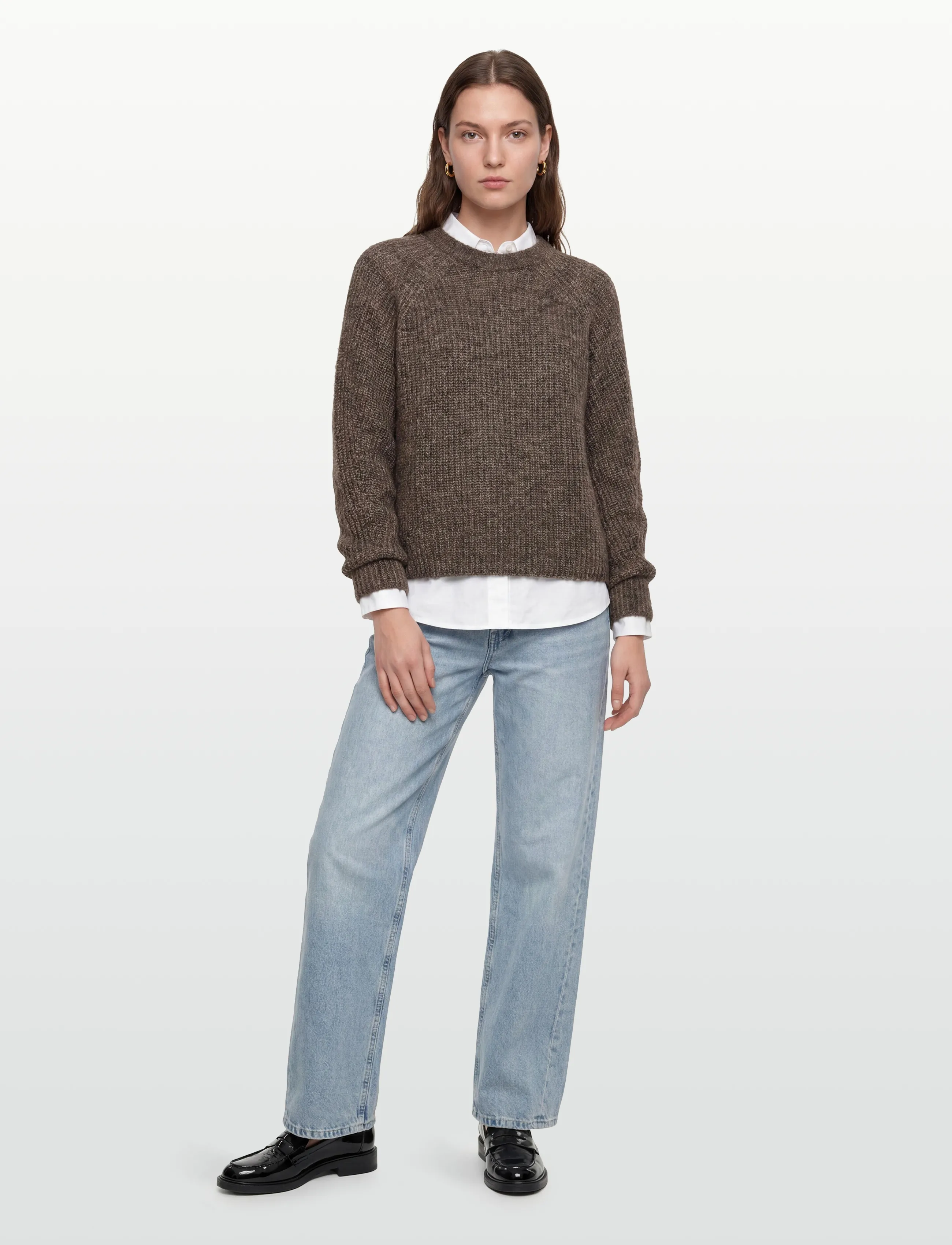 Nümph - NUZINDI PULLOVER - NOOS - trøjer - dark earth - 0