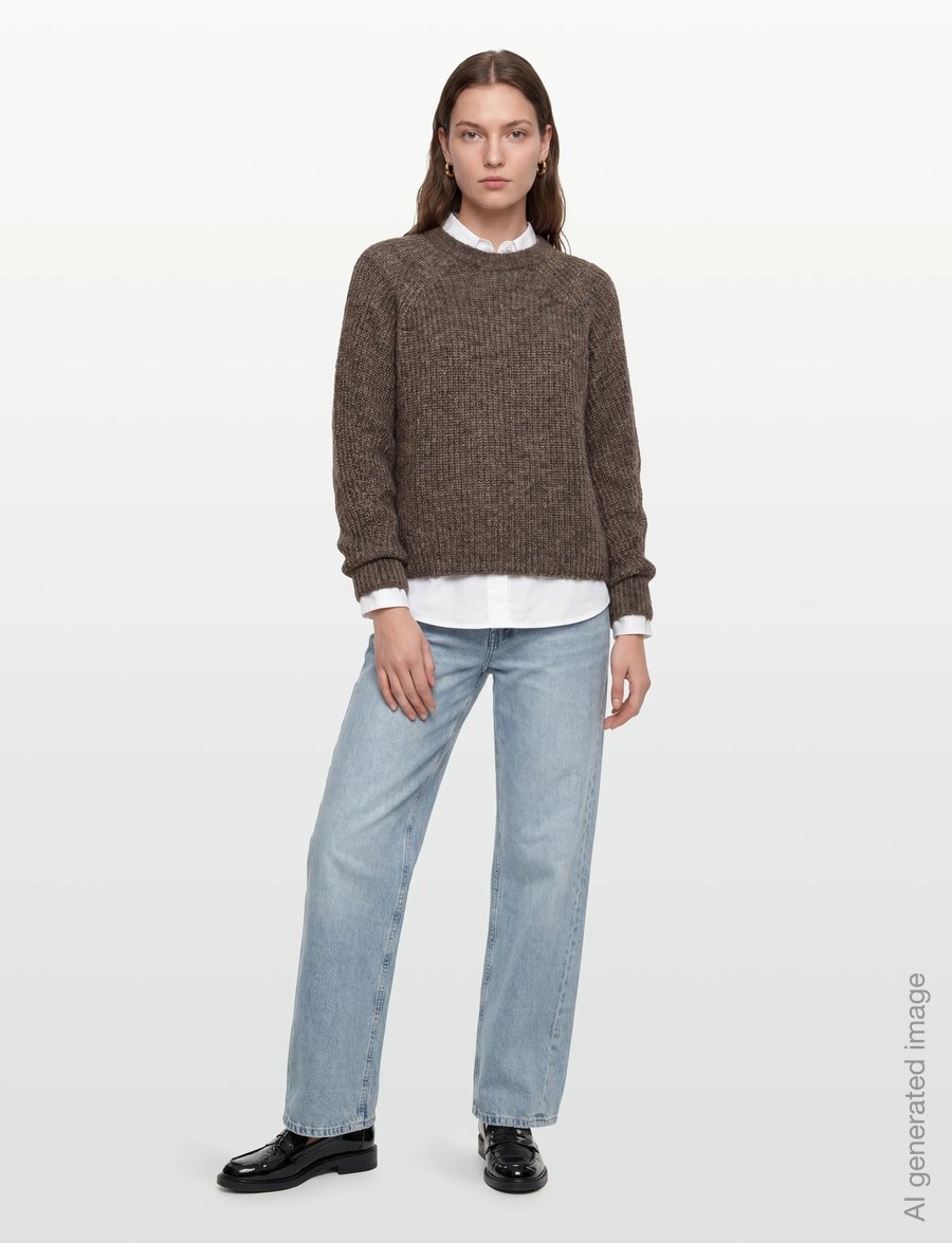 Nümph - NUZINDI PULLOVER - NOOS - pullover - dark earth - 0
