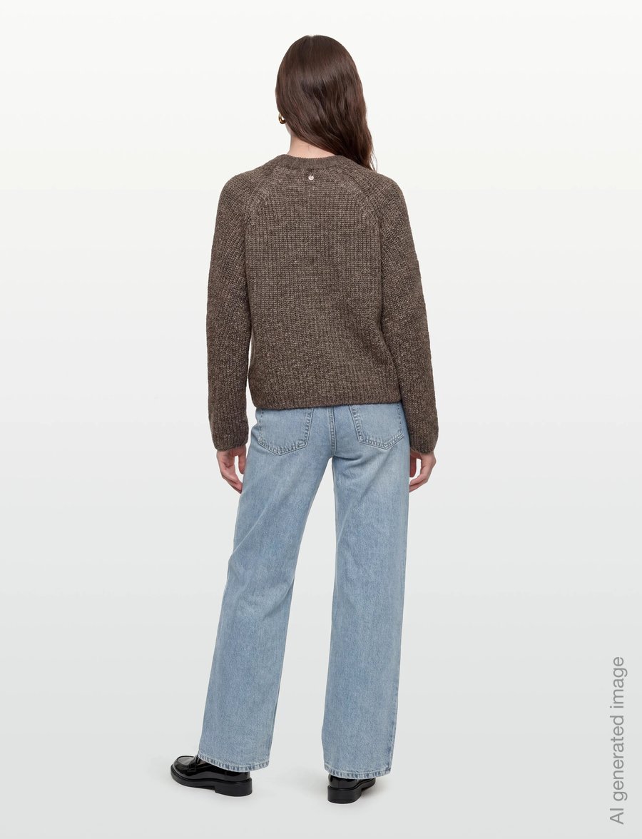 Nümph - NUZINDI PULLOVER - NOOS - pullover - dark earth - 4