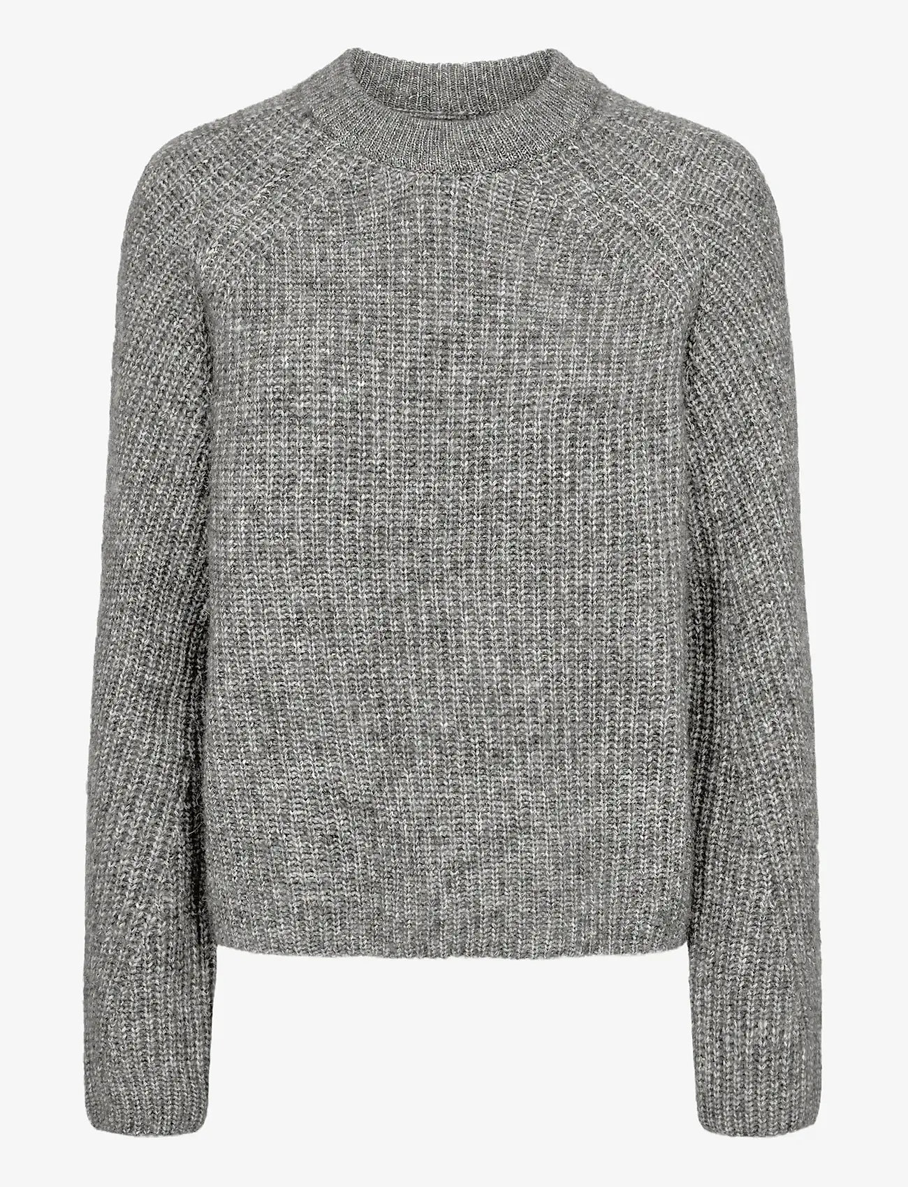 Nümph - NUZINDI PULLOVER - efterårstøj - storm front melange - 0