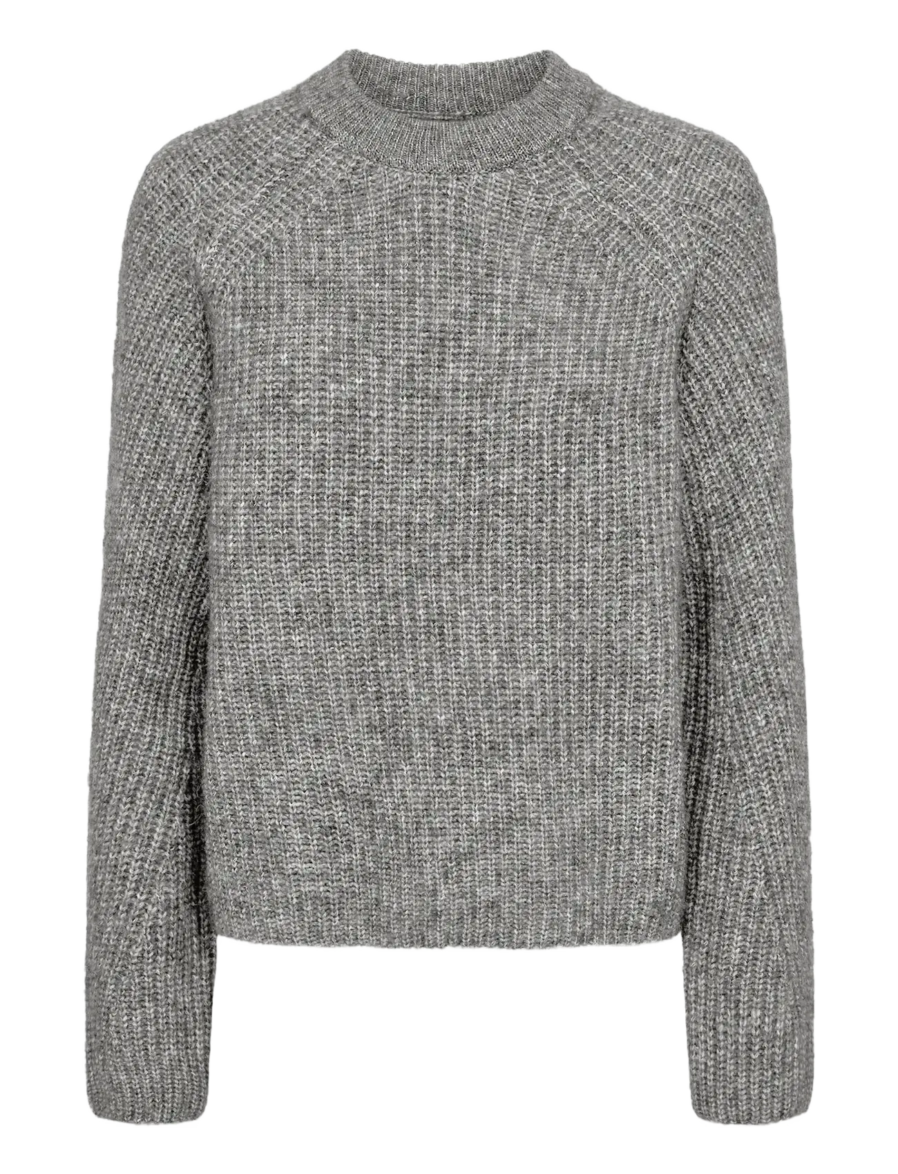 Nümph NUZINDI PULLOVER - NOOS - Pullover - STORM FRONT MELANGE / grey