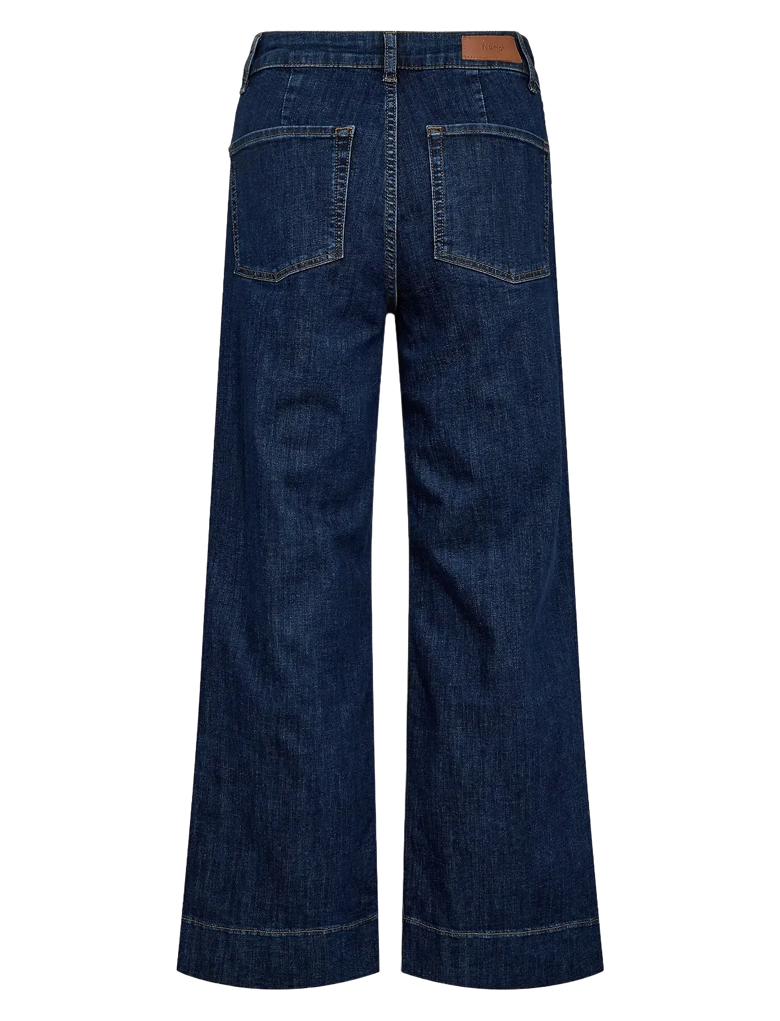 Nümph - NUPARIS CROPPED JEANS - DARK BLUE - dark blue denim - 1