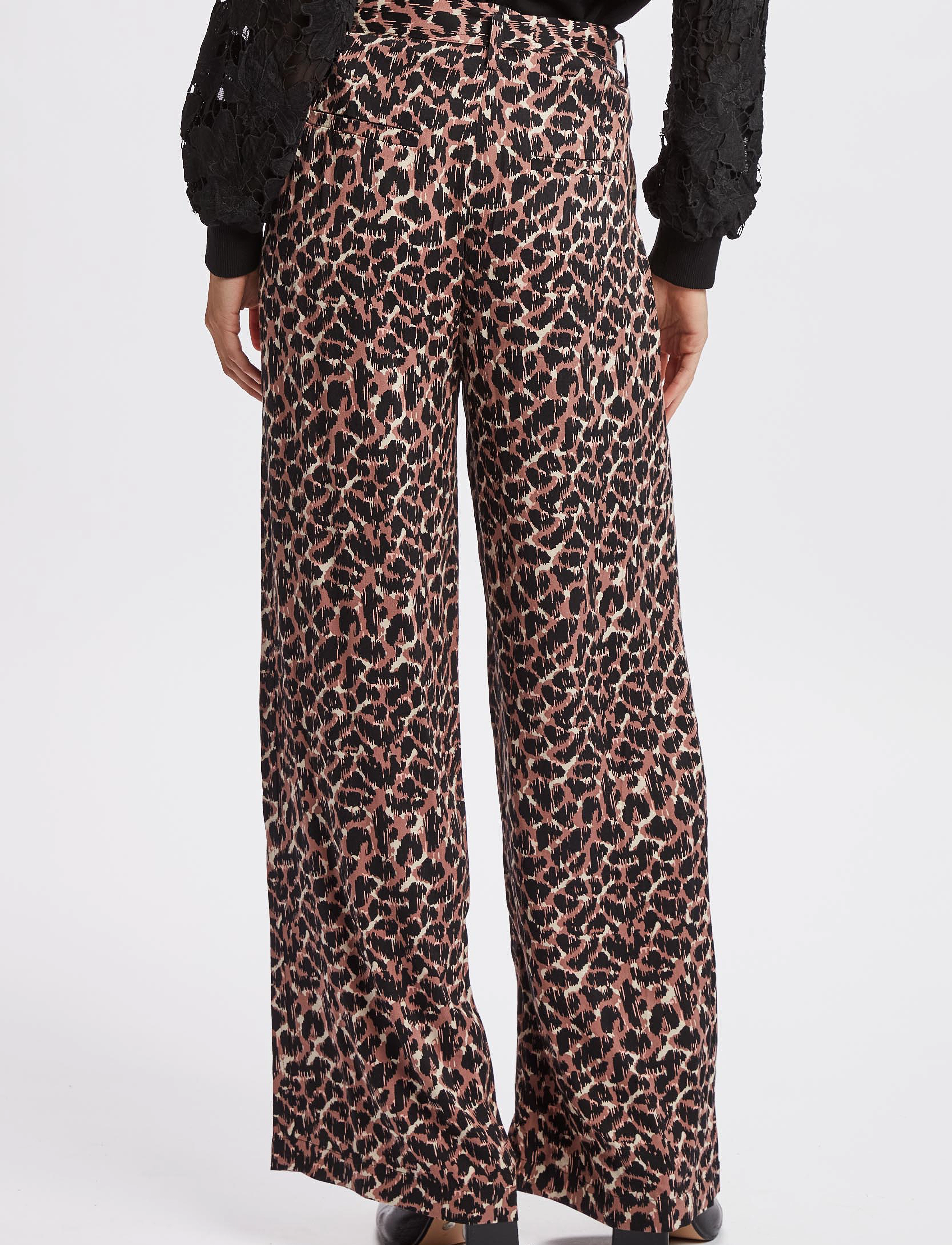 Nümph - NUYVONNE PANTS - hosen mit weitem bein - nutmeg - 3