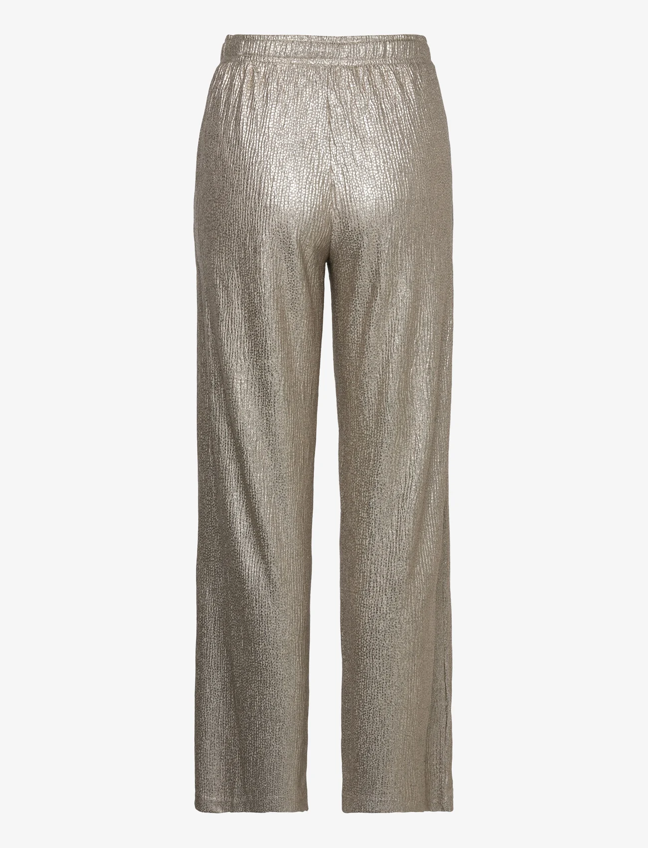 Nümph - NUYDUN PANTS - wide leg trousers - silver - 1