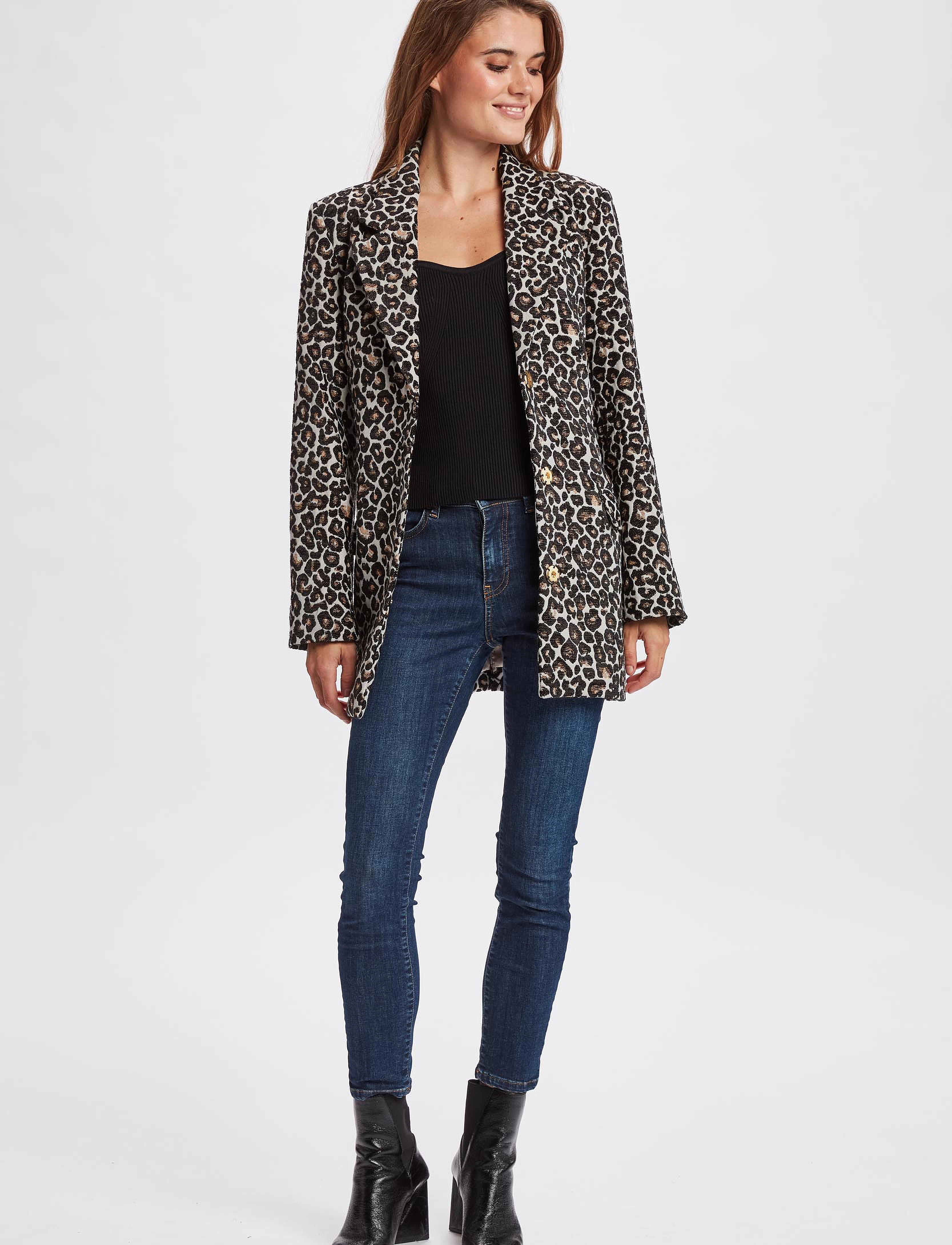 Nümph - NUBIVA BLAZER JACKET - caviar - 4