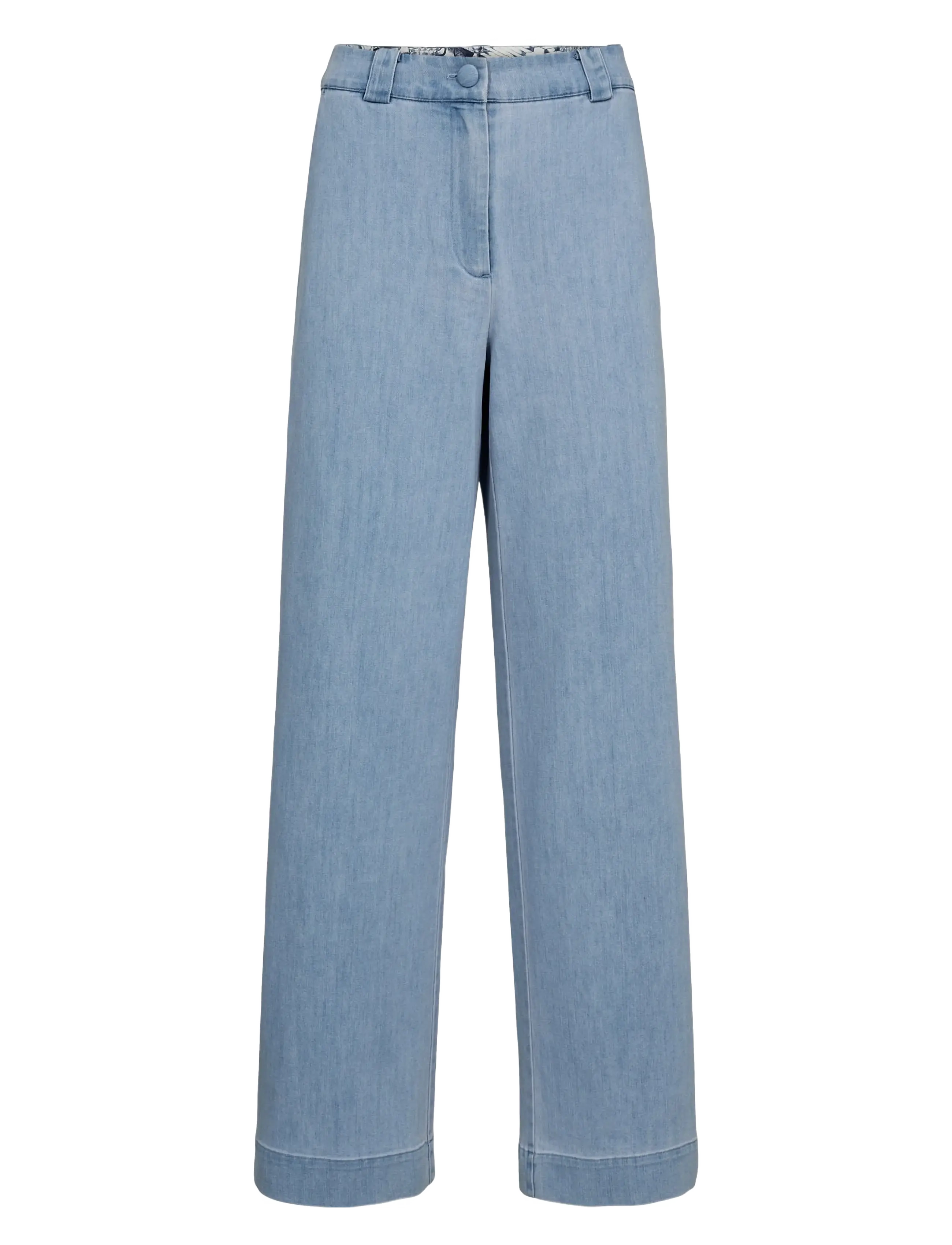 Nümph NUALETTA - PANTS - Bukser - LIGHT BLUE DENIM / blue