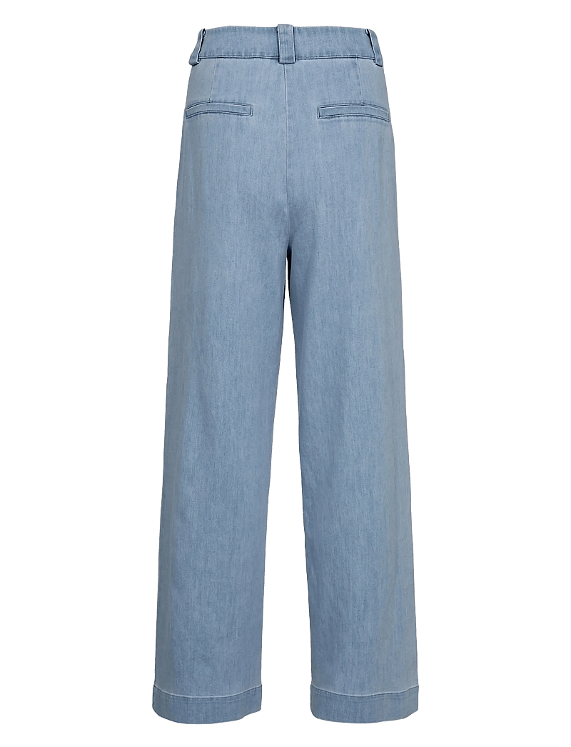 Nümph - NUALETTA - PANTS - bukser med lige ben - light blue denim - 2