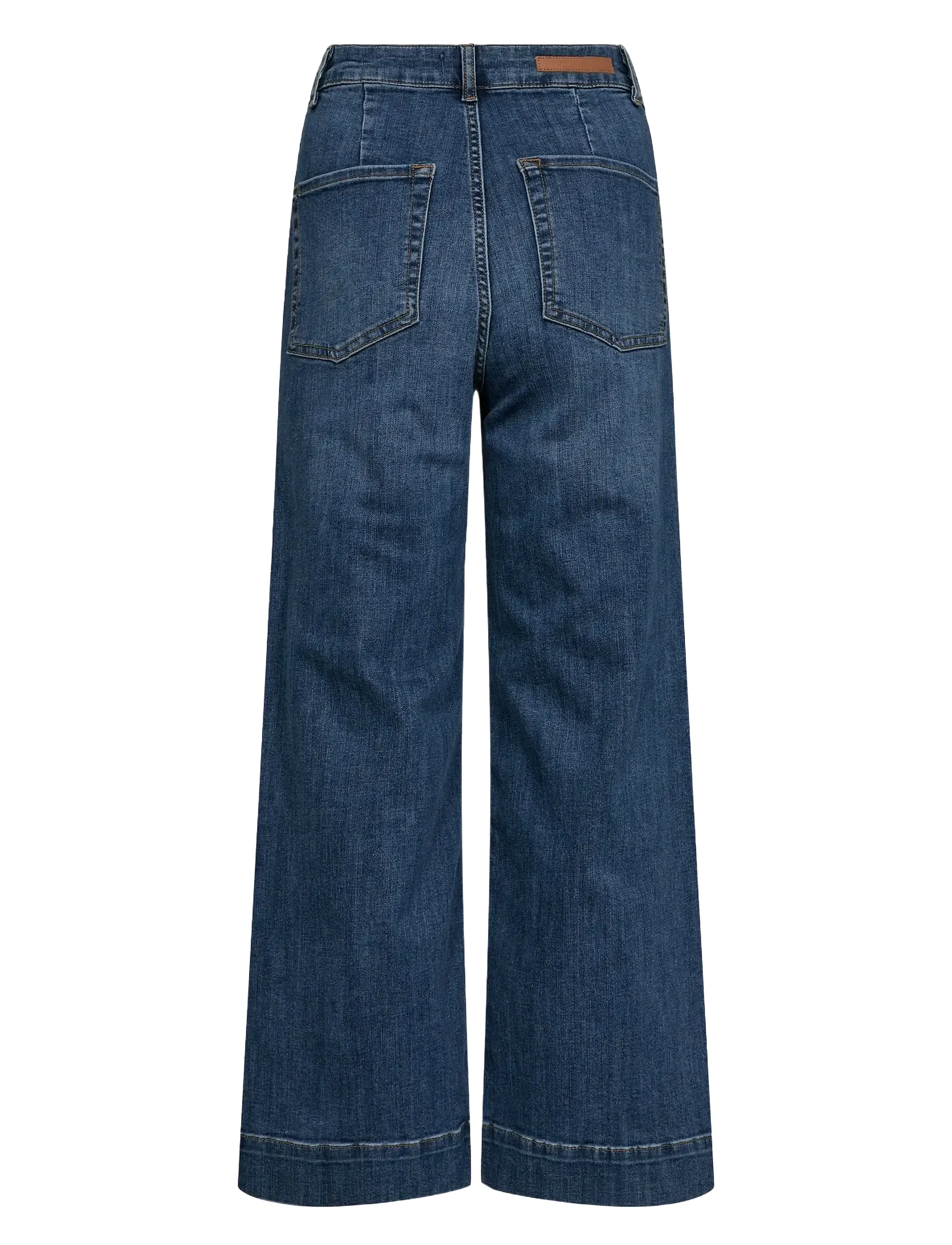 Nümph - NUPARIS JEANS CROPPED  MED BLUE - medium blue denim - 1