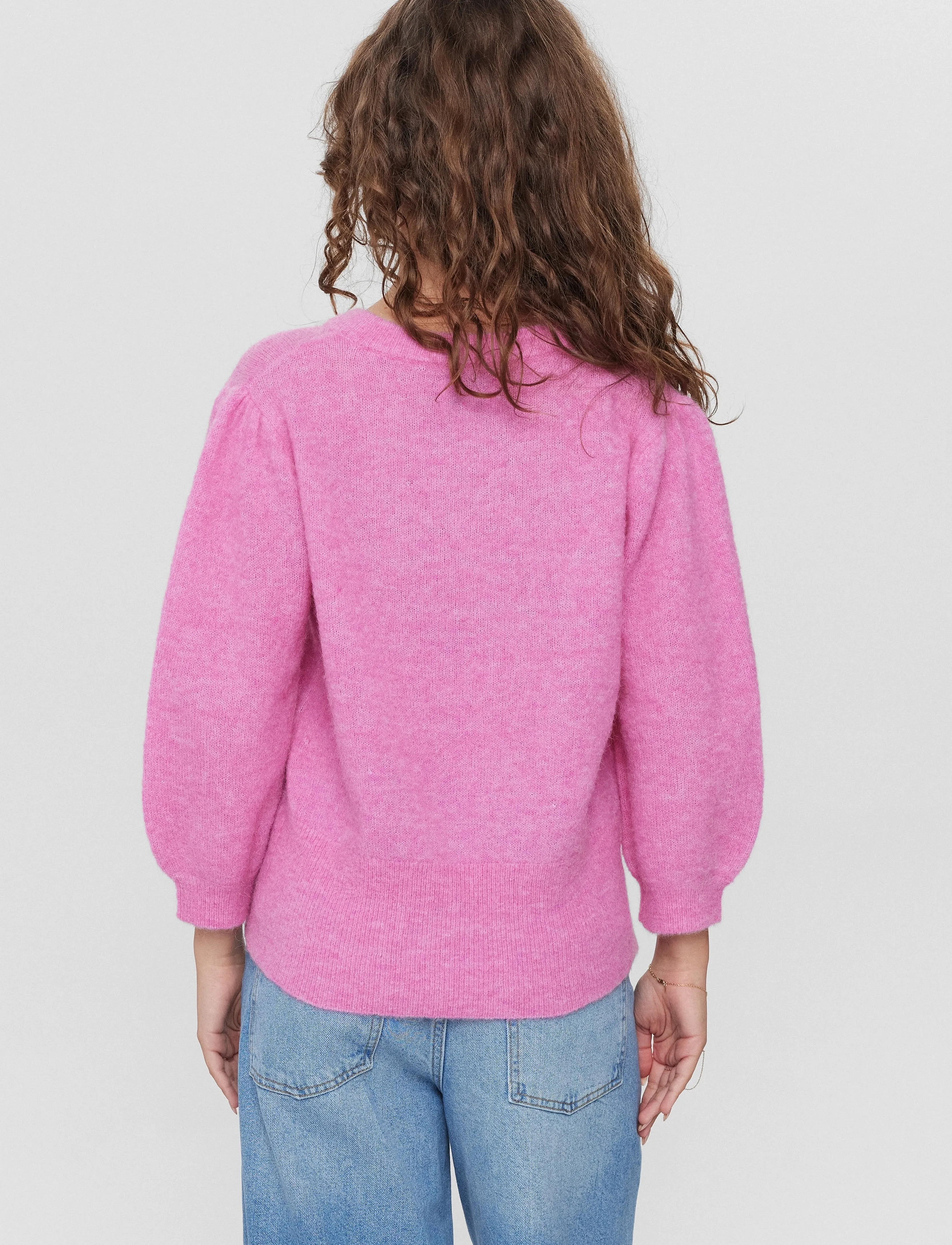 Nümph - NURIETTA SS PULLOVER - fuchsia pink - 3