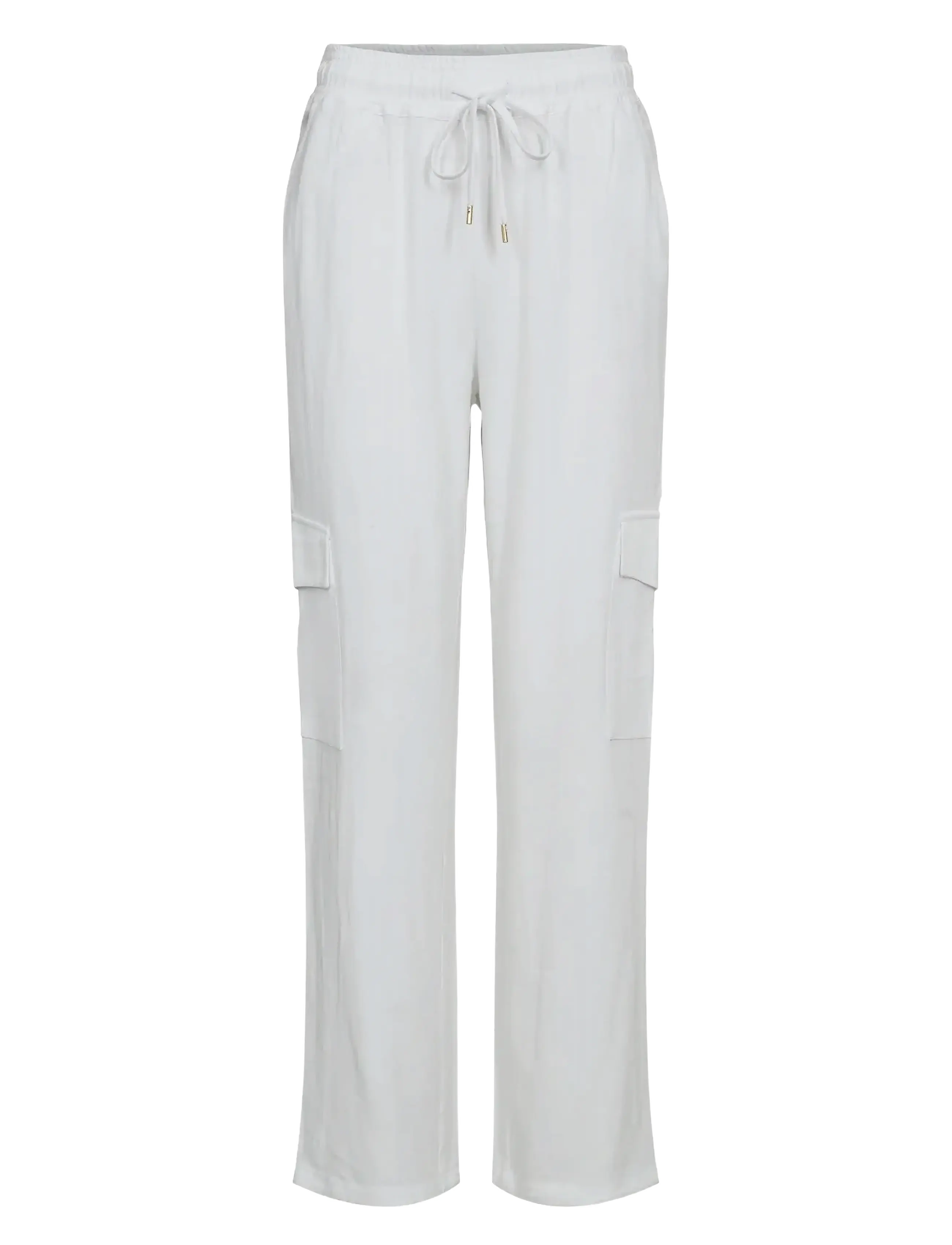 Nümph NUSUSSI PANT - Püksid - BRIGHT WHITE / white
