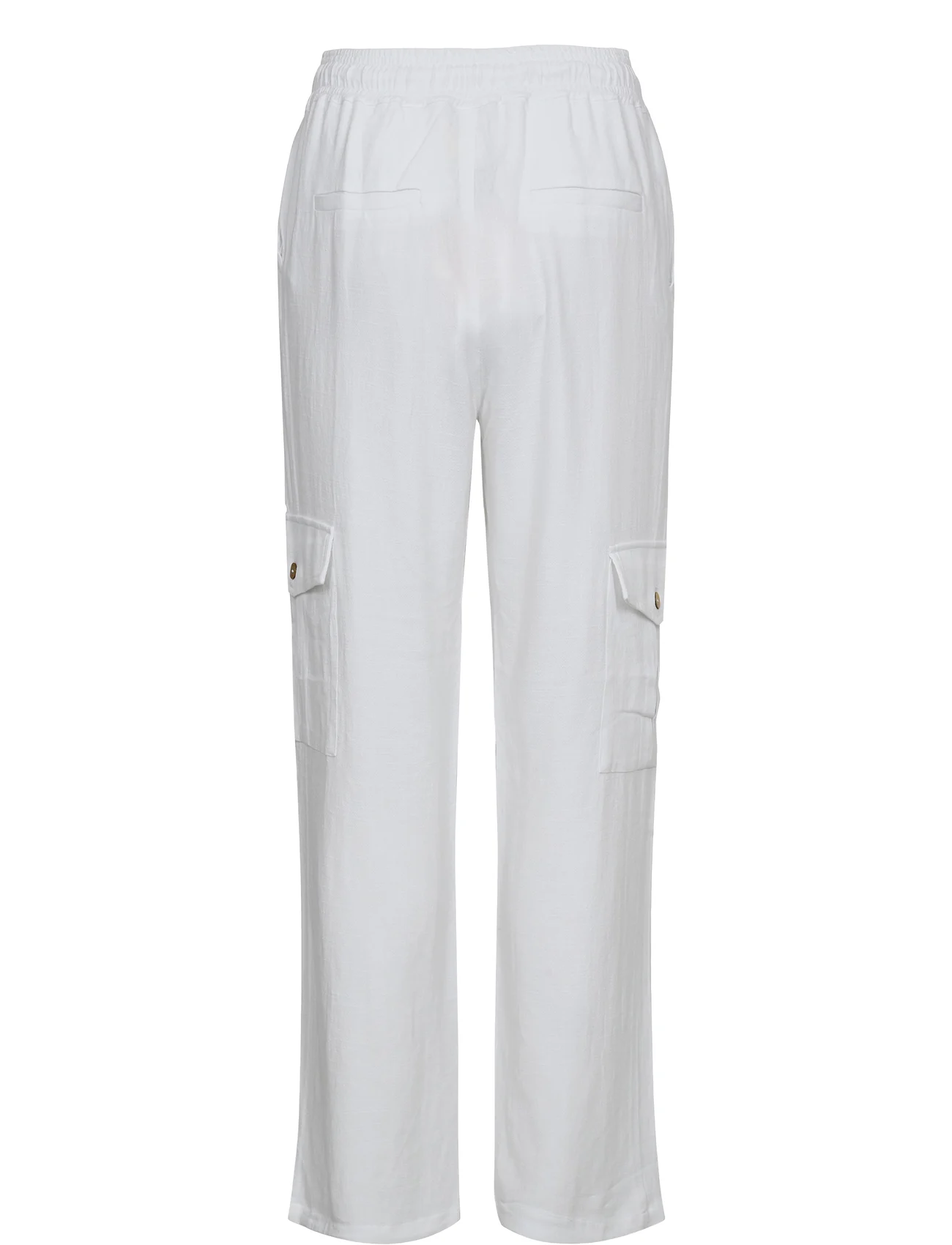 Nümph - NUSUSSI PANT - cargo pants - bright white - 1